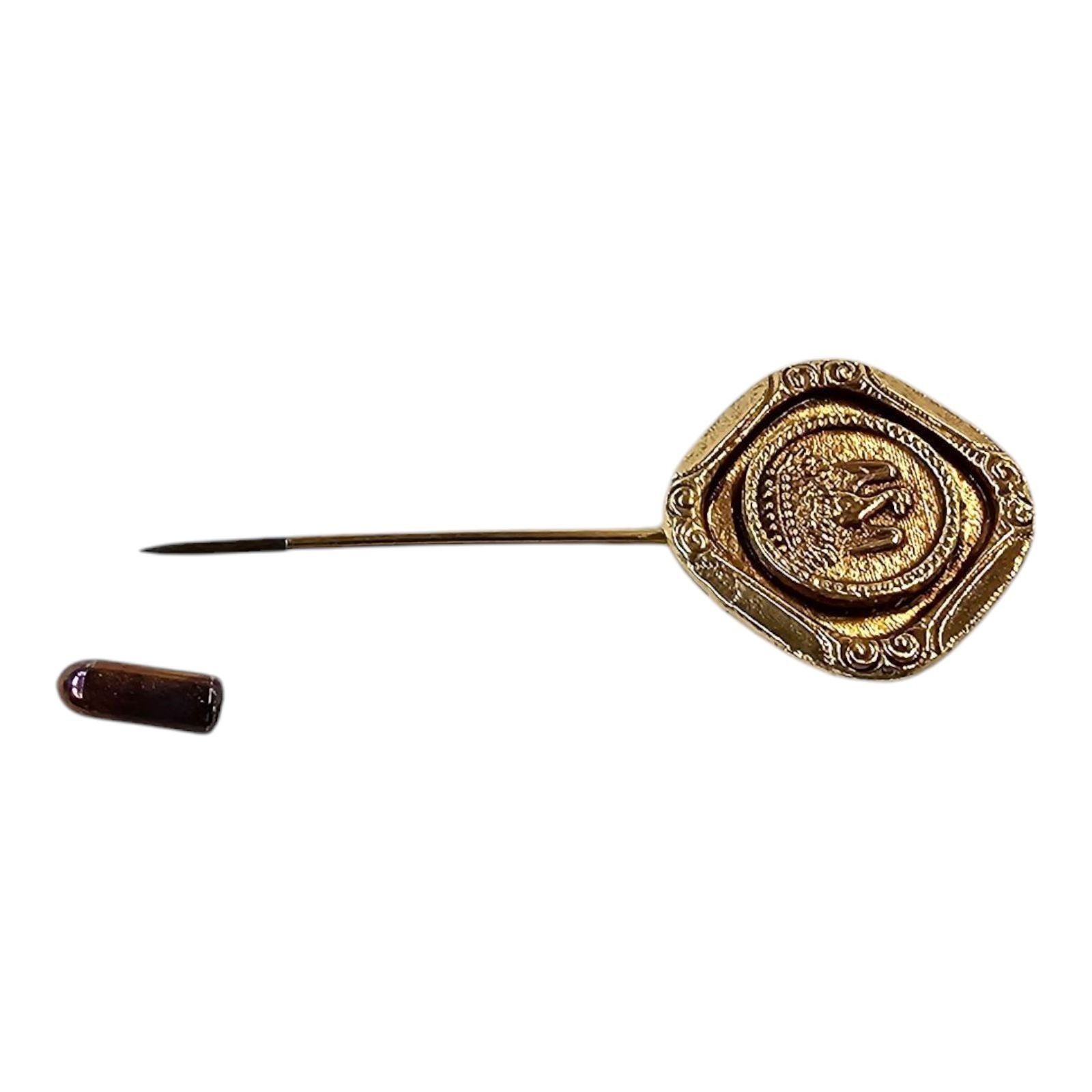 Other Phoenix Rising Stick Pin Flames Egyptian Pharaoh Head Coin L Size ONE SIZE - 12 Thumbnail