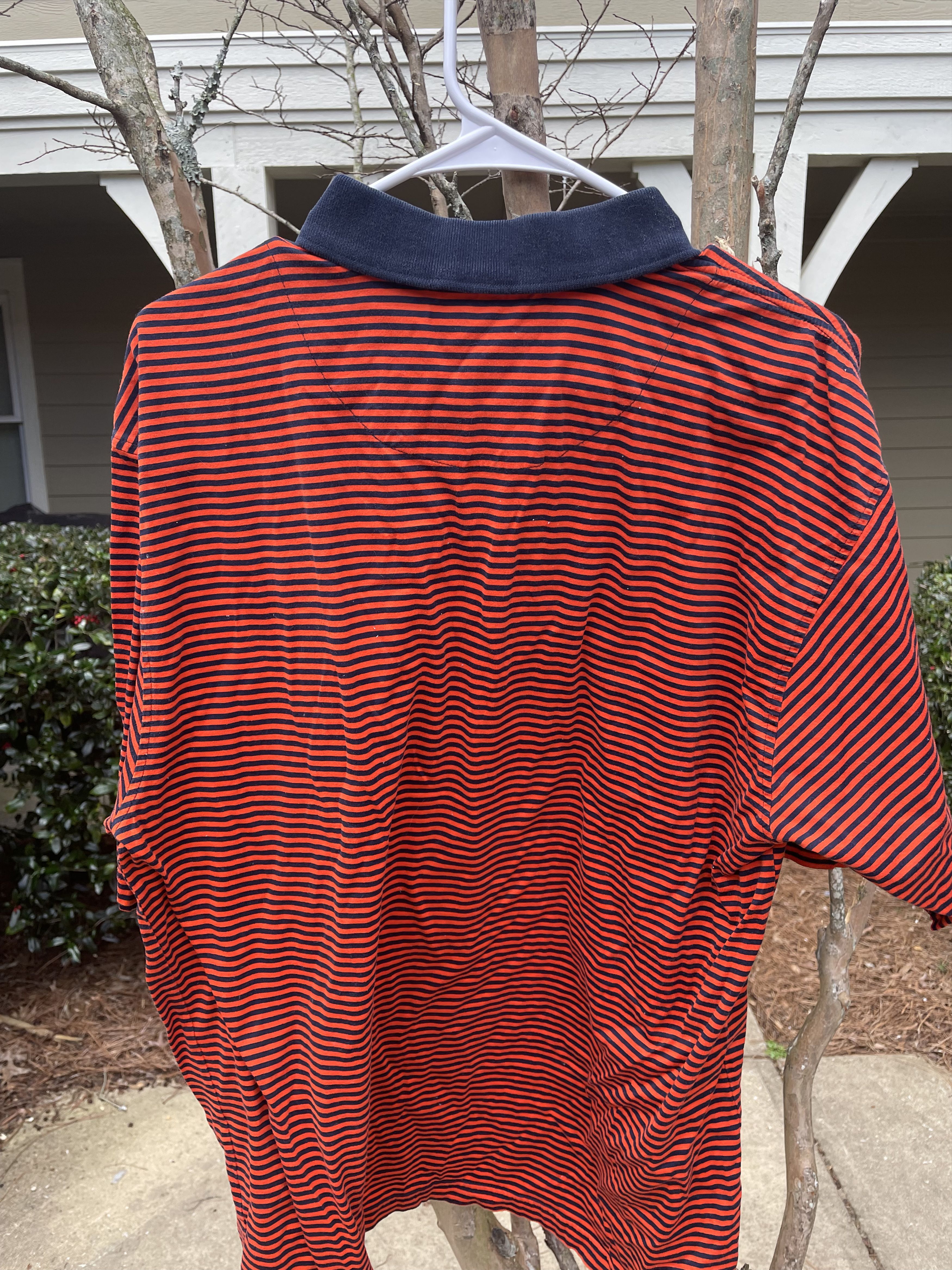 Other Vintage Auburn Striped Polo Size US L / EU 52-54 / 3 - 2 Thumbnail