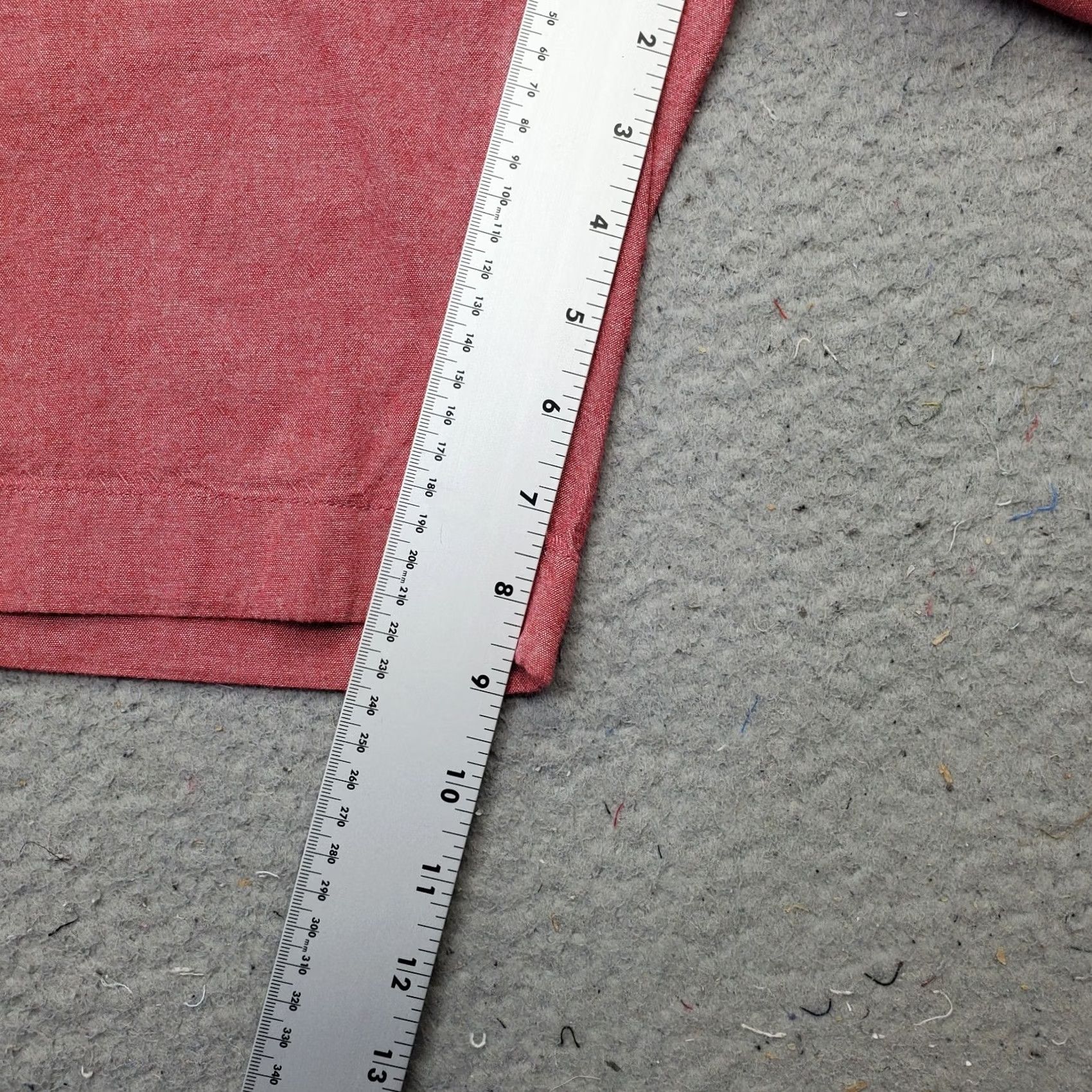 J.Crew J.CREW Gramercy Chino Shorts Mens 32W Red Casual Summer Wear Belt Loop Outdoor Shirt Size US 32 / EU 48 - 4 Thumbnail