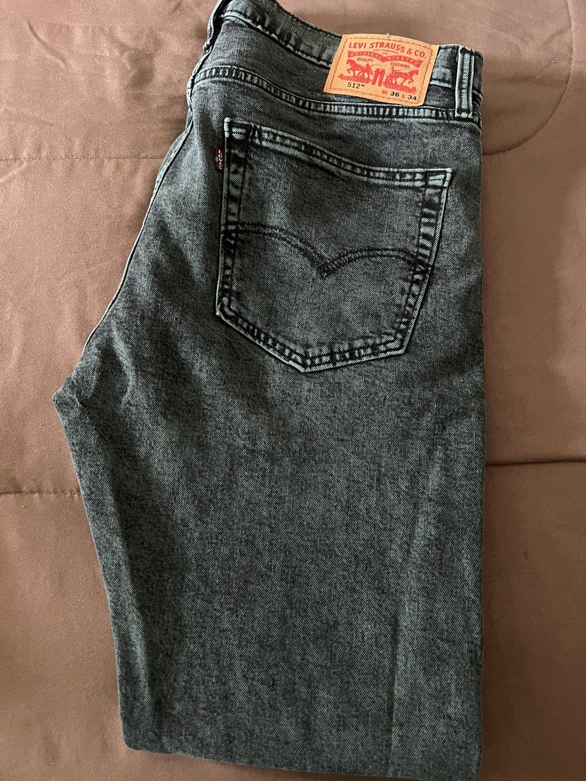 Levi's Levi's® Mens 512™ Eco Ease Slim Taper Fit Jeans - Stretch Size US 36 / EU 52 - 4 Thumbnail