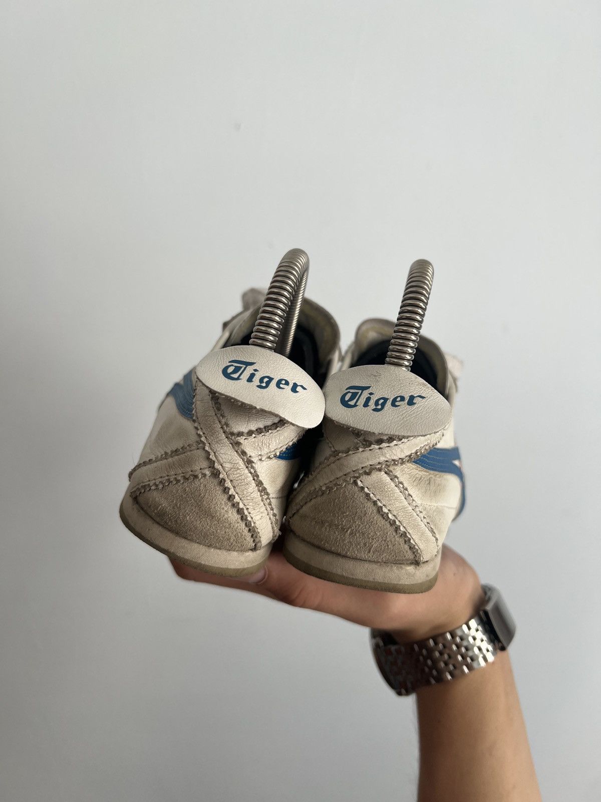 Asics Vintage Asics Tiger Onitsuka White Sneakers Size US 5.5 / EU 38 - 4 Thumbnail