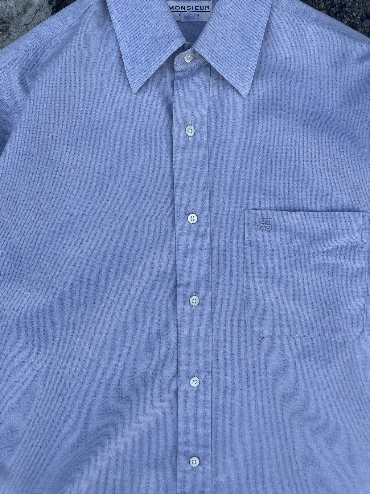 Givenchy Vintage Monsieur Givenchy Longsleeve Shirt Size US M / EU 48-50 / 2 - 7 Thumbnail