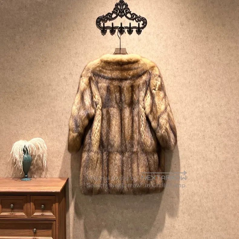 Valentino Valentino A long coat with brown sable fur Size XS / US 0-2 / IT 36-38 - 2 Thumbnail