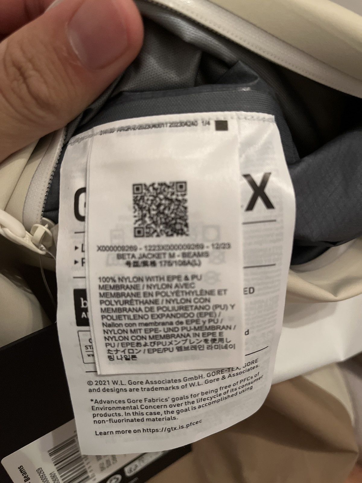 Arc'teryx × Beams Plus Arcteryx Beams Beta jacket Size US L / EU 52-54 / 3 - 8 Thumbnail