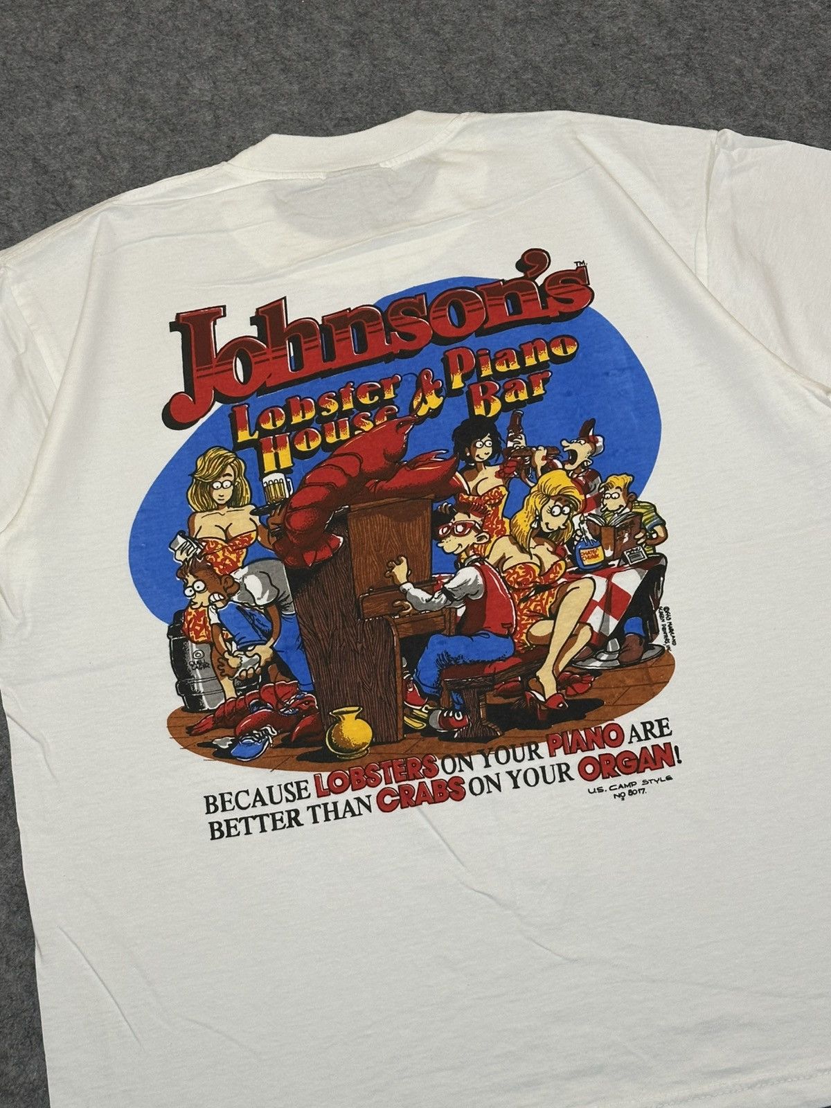 Big John vintage Big Johnson "Life Rafts" t-shirt. Size US L / EU 52-54 / 3 - 2 Thumbnail