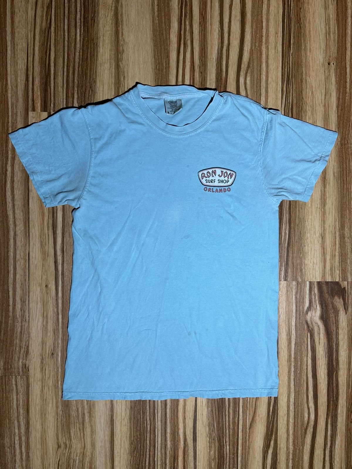 Ron Jon Surf Shop Ron Jon Light Blue Surf Shop Tee Orlando Size US M / EU 48-50 / 2 - 5 Thumbnail