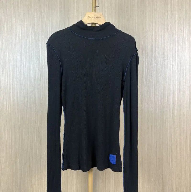 Loewe Black Wool Knit Top for Women 0089