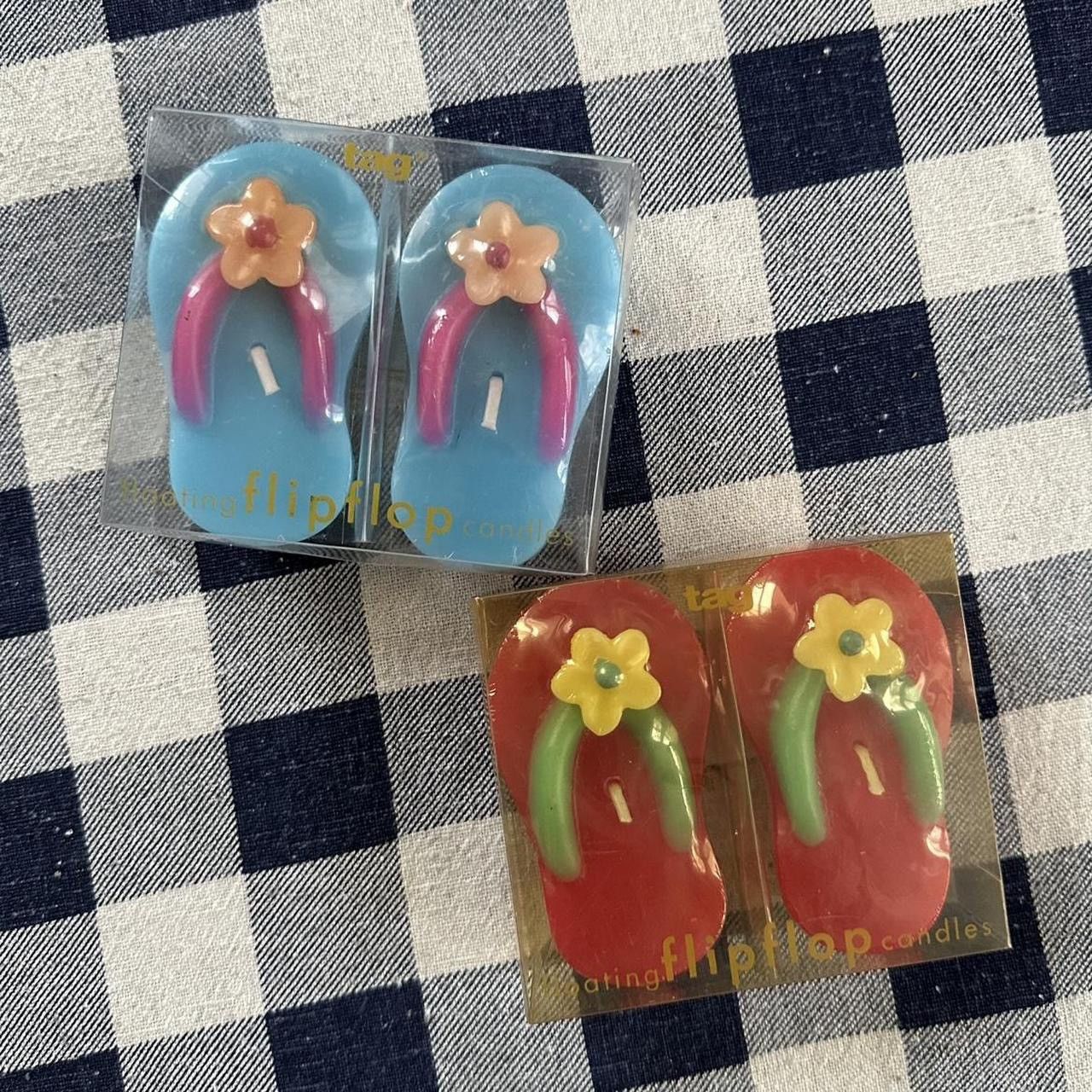 Vintage Rare Vintage Y2K 2000s Flip Flop Glam Cute Wax Bath Candle Size ONE SIZE - 1 Thumbnail