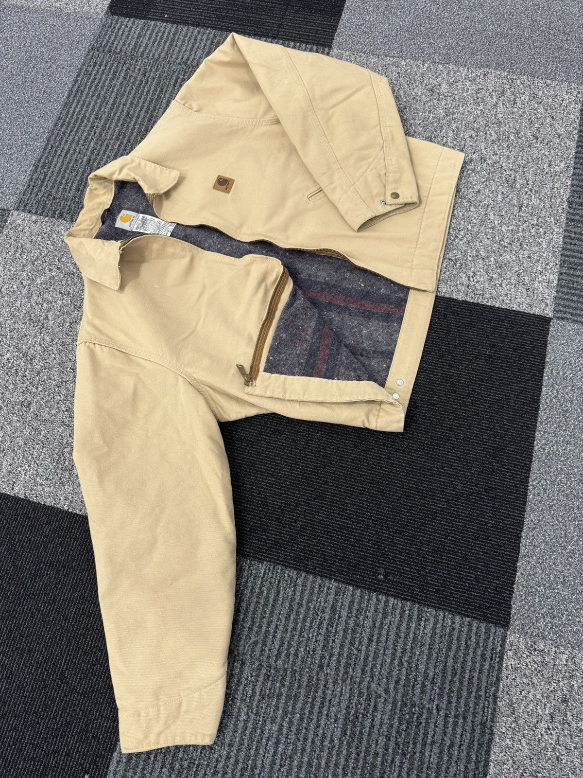 Carhartt Carhartt Detroit Jacket J146 WET usa vintage og workwear Size US L / EU 52-54 / 3 - 4 Thumbnail