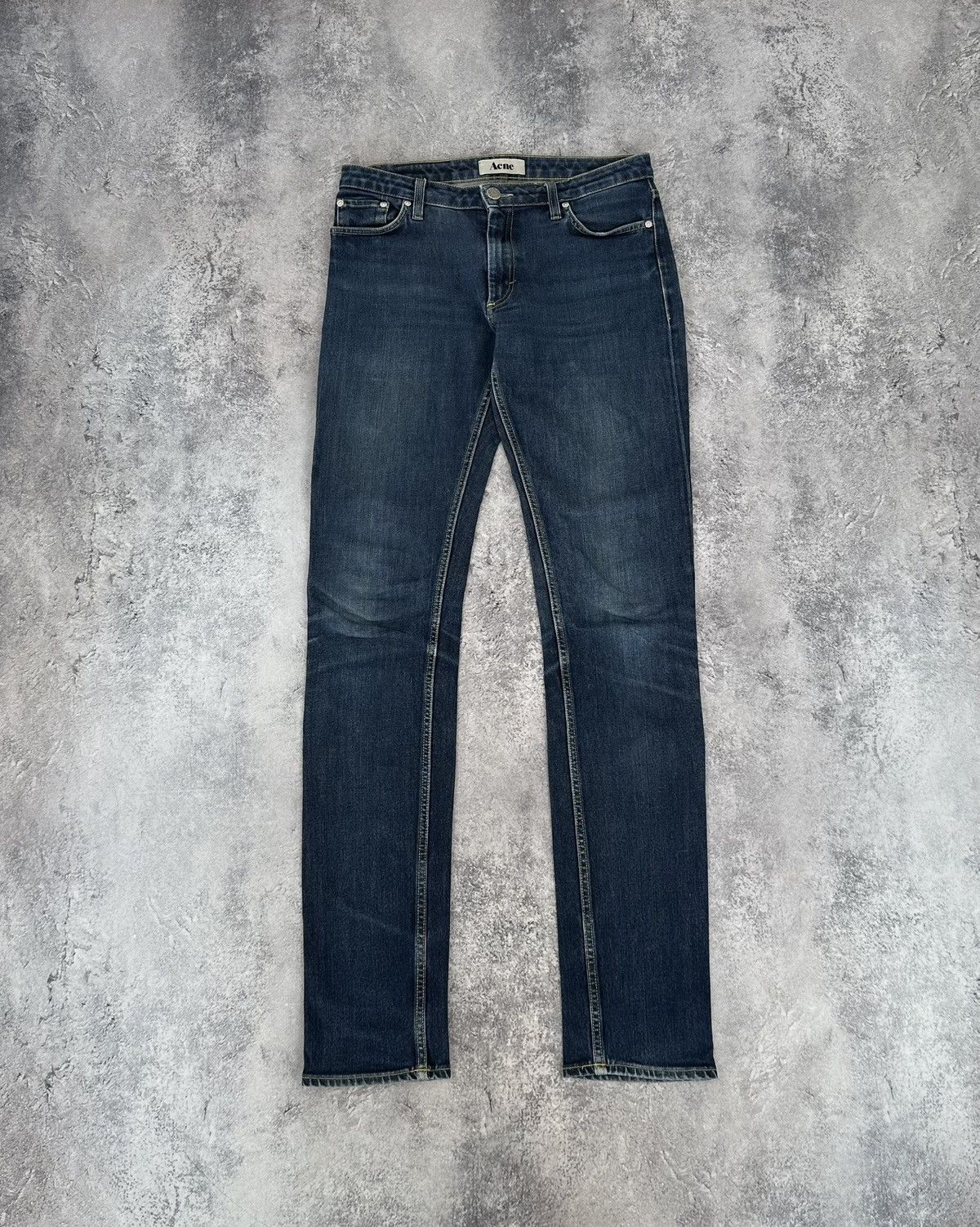 Acne Studios Vintage Acne Studios Avant Garde Washed Denim Designer Jeans Size US 30 / EU 46 - 1 Thumbnail