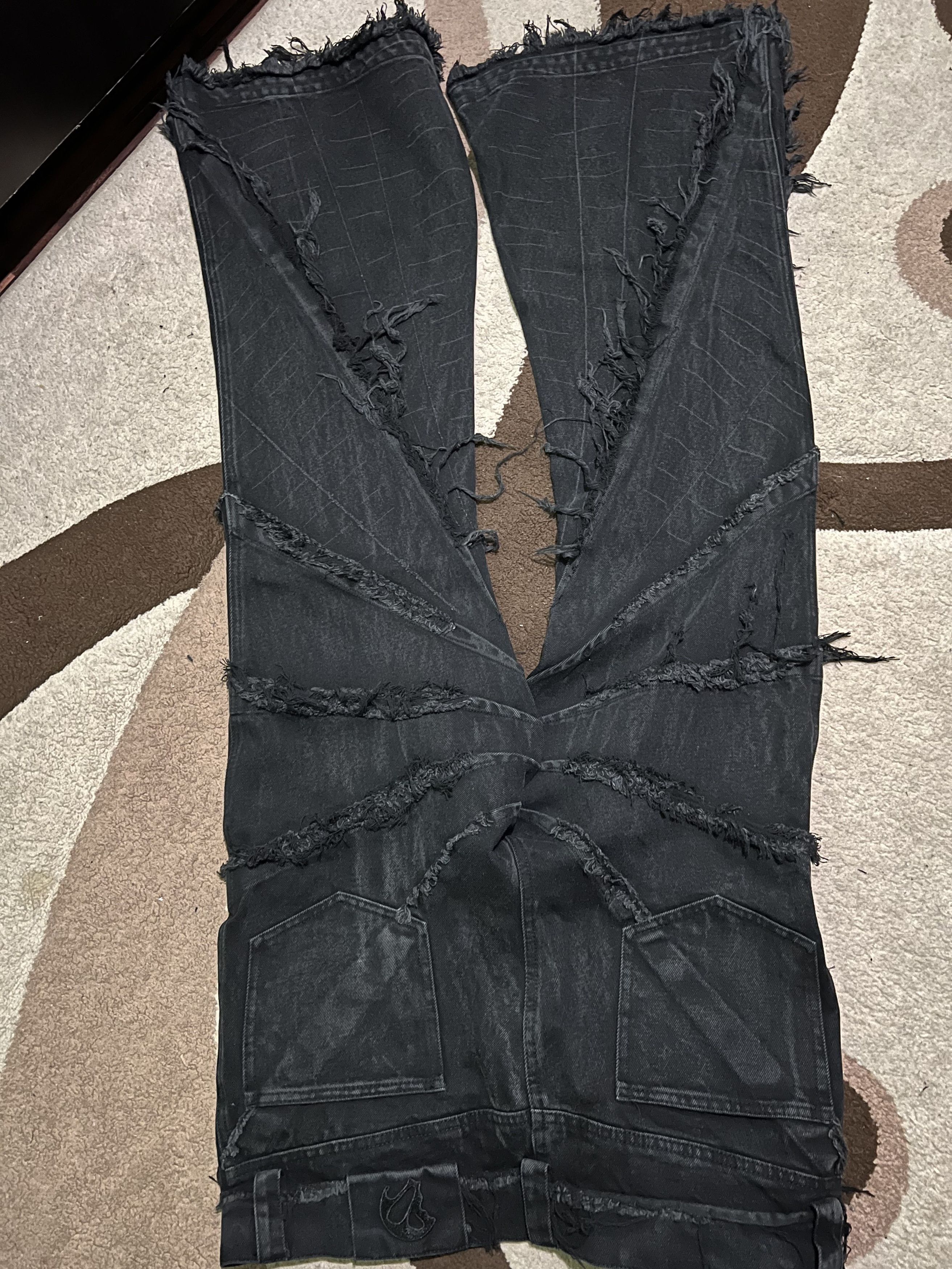 Other CYVIST FLARE WEBBED DENIM BLACK | Grailed