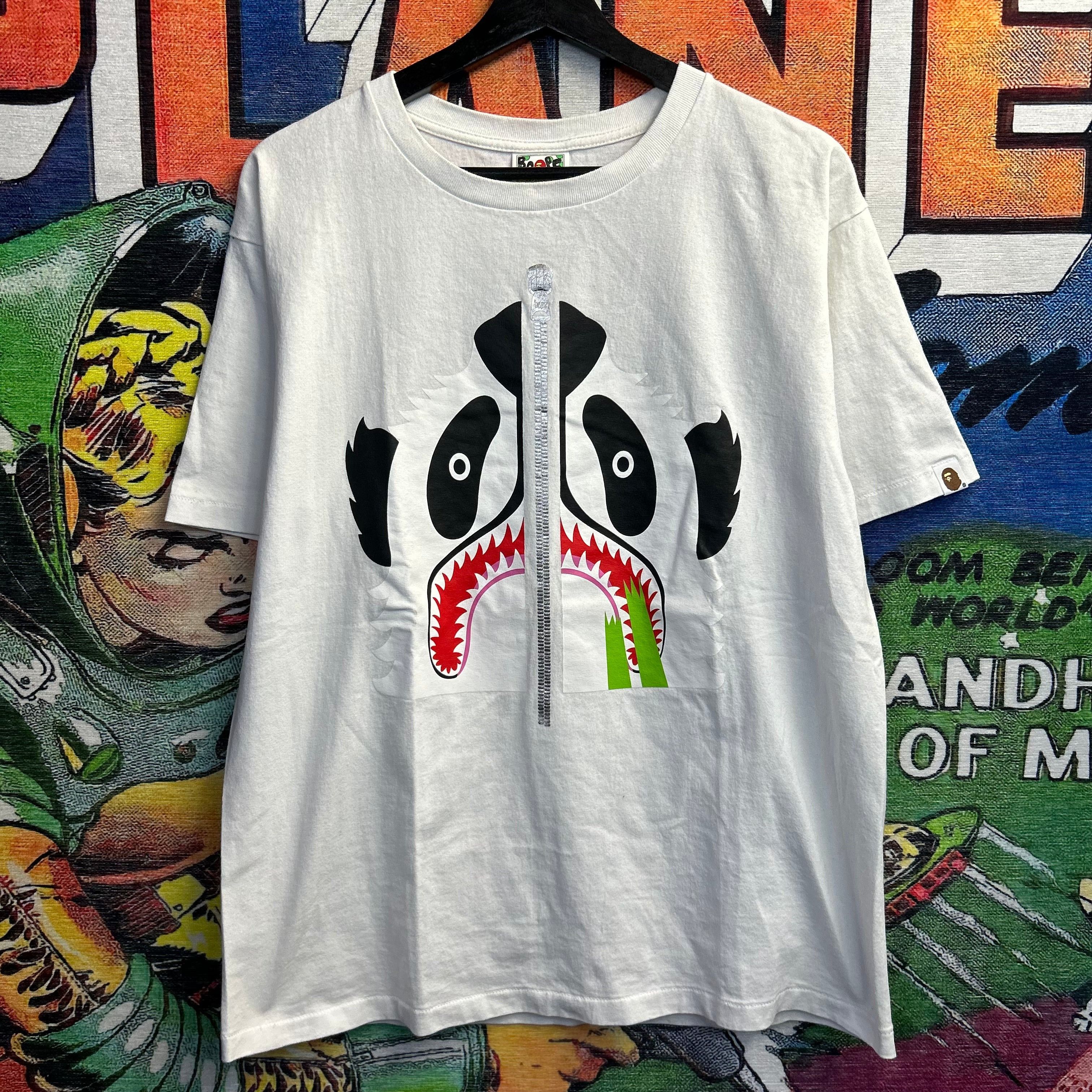 image of Bape Panda Face Tee Size Large in White, Men's