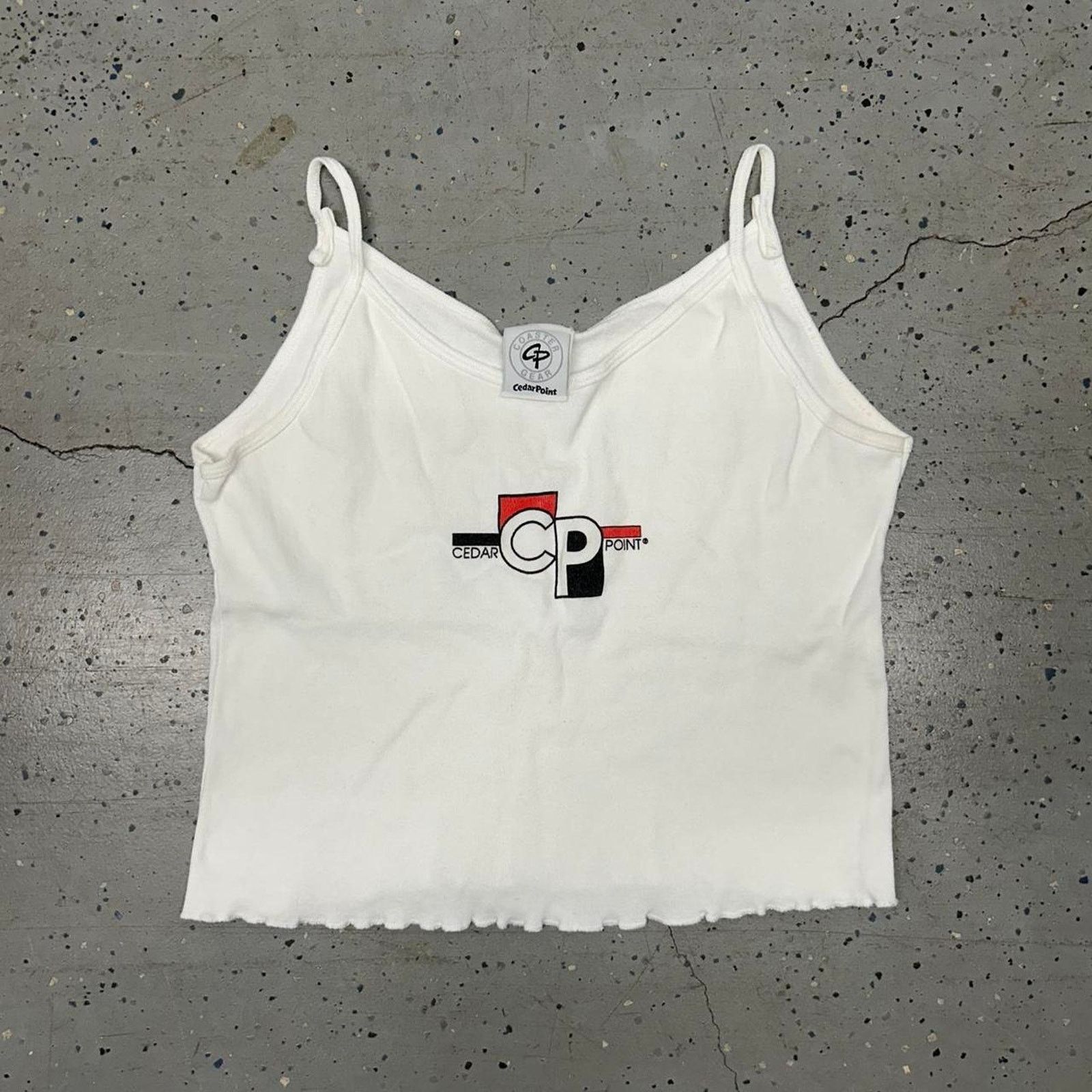 Other VTG White Cedar Point tank top with red and black graphics Size L / US 10 / IT 46 - 1 Thumbnail