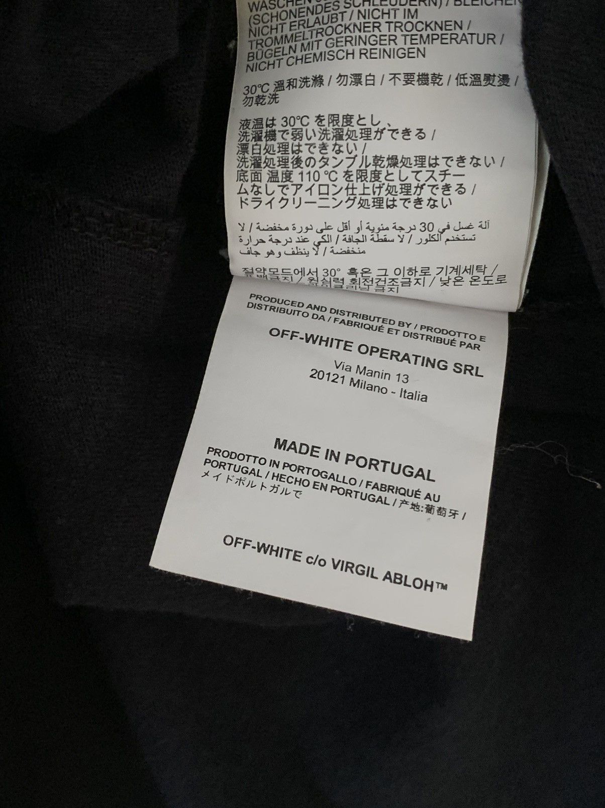 Off-White OFF WHITE Virgil Abloh 2020 Backbone Arrow Print tee Size US L / EU 52-54 / 3 - 10 Thumbnail
