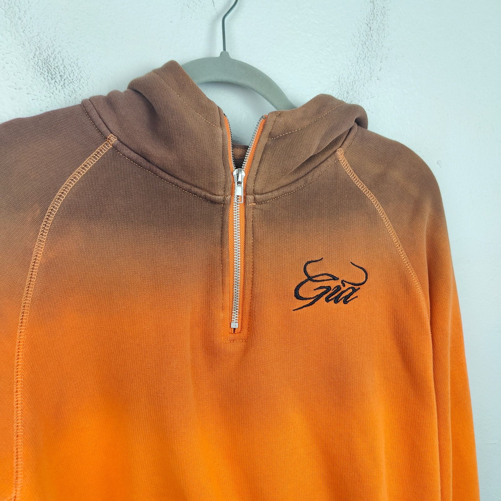 Other I.Am.Gia Ariana Sweatshirt Womens Small 1/2 Zip Orange Brown Size S / US 4 / IT 40 - 2 Thumbnail