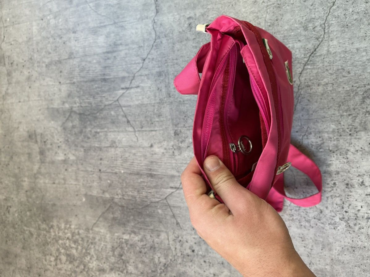 Lacoste × Vintage Vintage Lacoste Y2K pink messenger glamour bag🎀 Size ONE SIZE - 8 Thumbnail