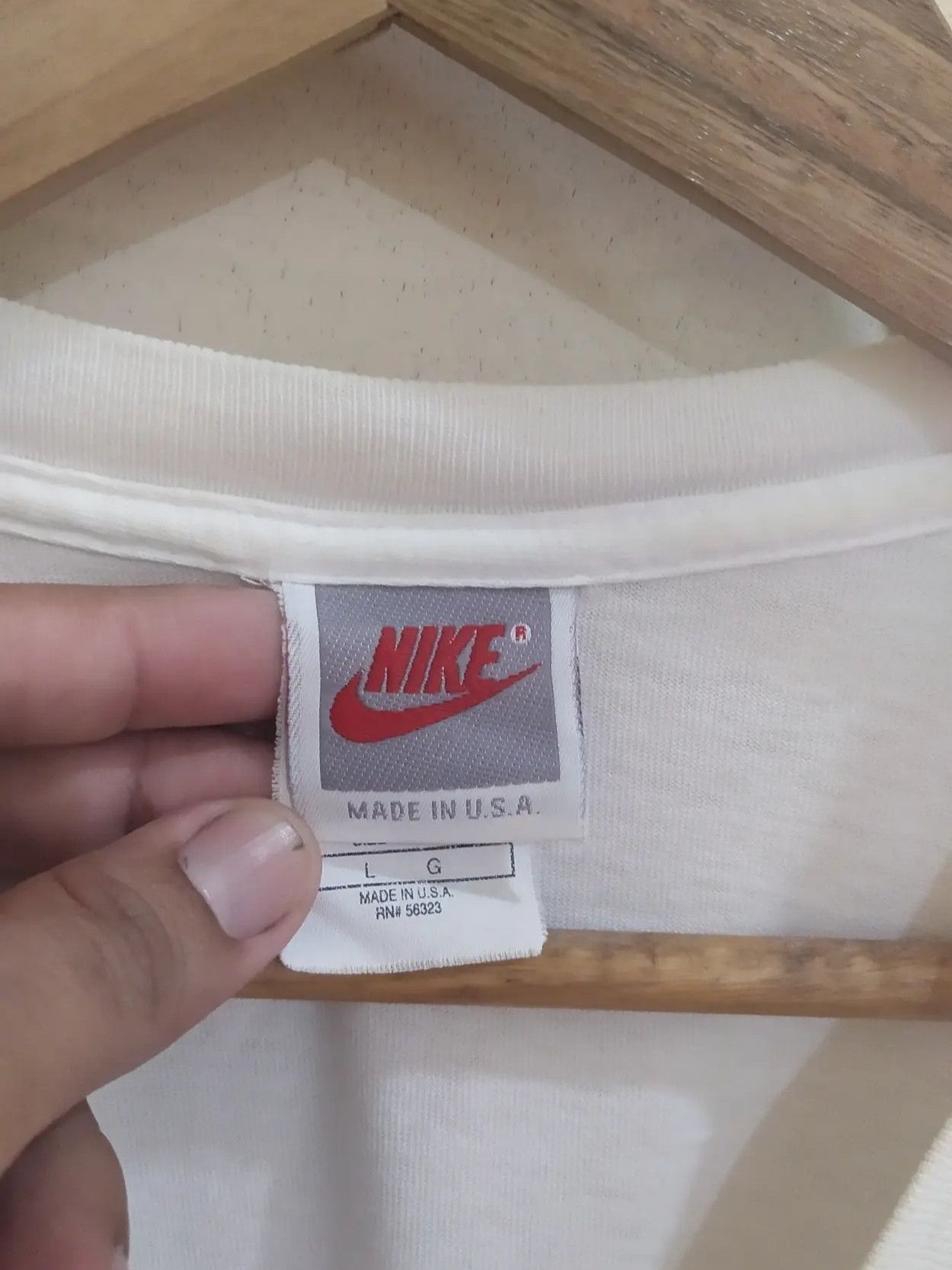 Nike RARE Vintage 90s Nike Air Max Big Swoosh Made in USA Size US L / EU 52-54 / 3 - 6 Thumbnail