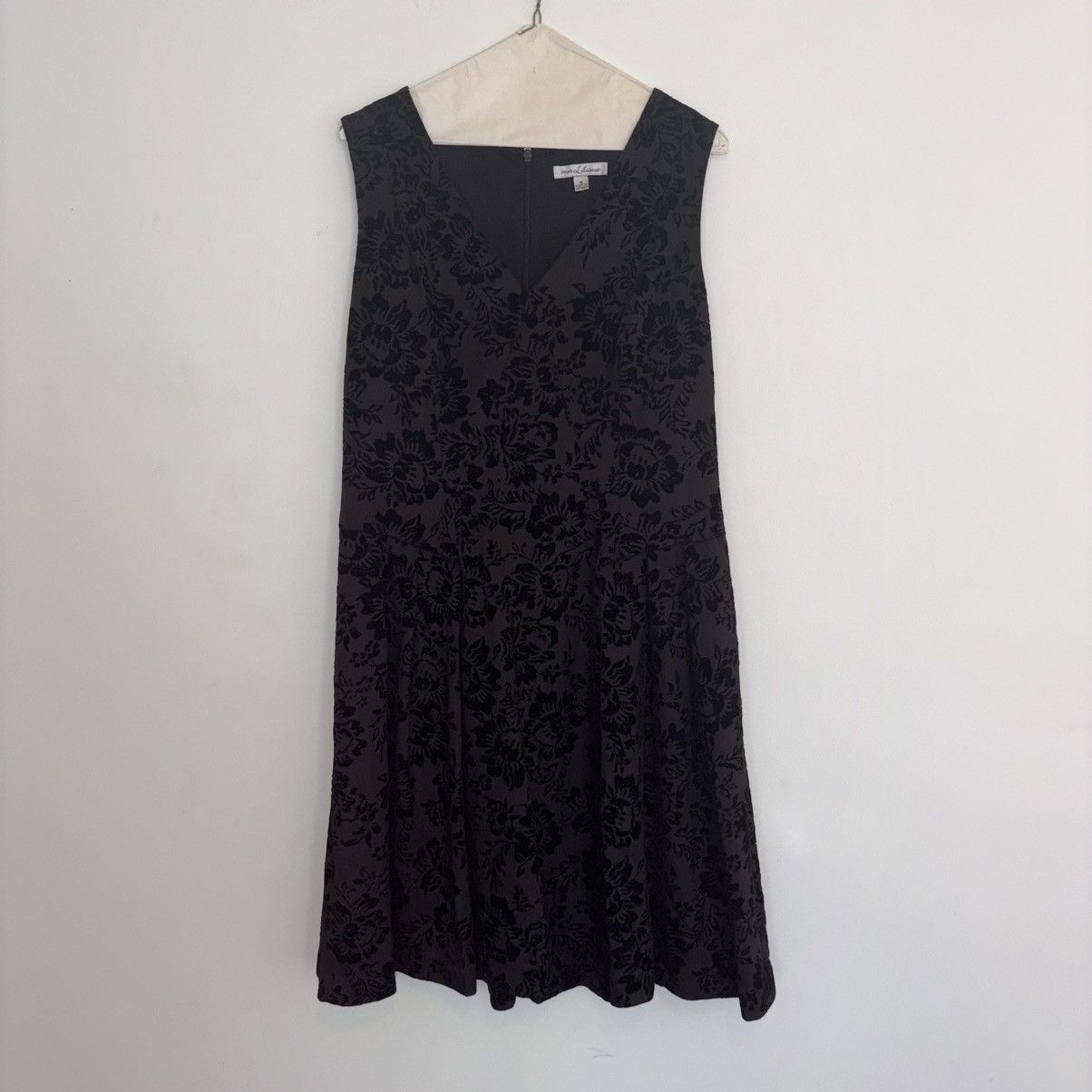 Other Simply Liliana Sleeveless Floral Black Midi Dress Size XXL / US 16-18 / IT 52-54 - 1 Thumbnail