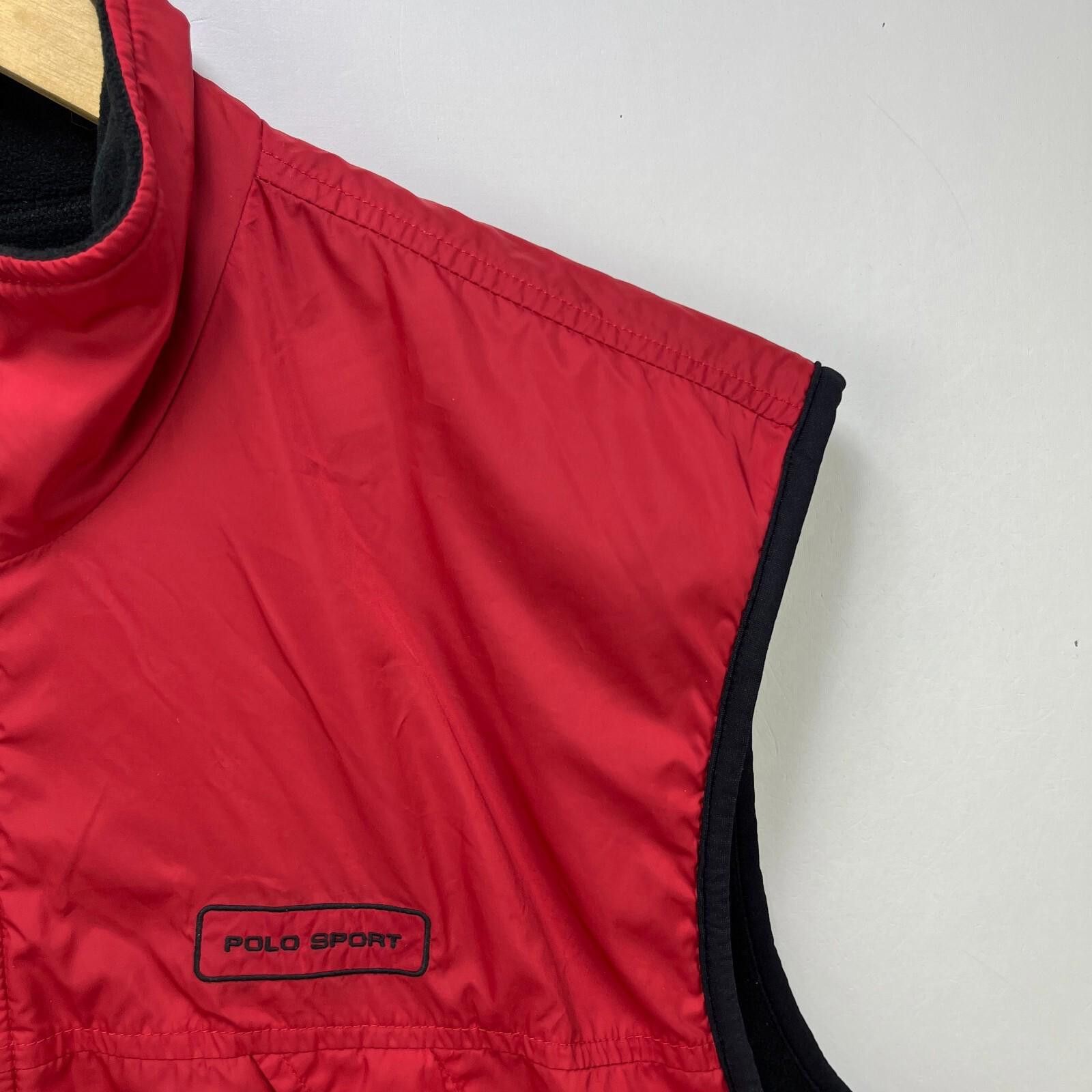Polo Ralph Lauren Vintage Polo Sport Ralph Lauren Fleece Reversible Vest XL Size US XL / EU 56 / 4 - 10 Thumbnail