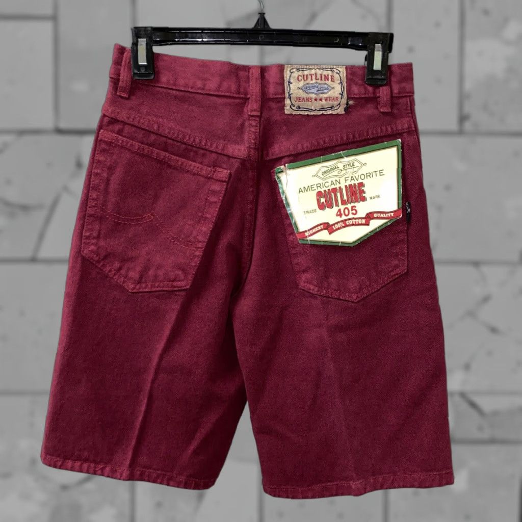 Vintage VINTAGE Vtg 1980’s Cutline Jean Wear Mens Red Easy Fit Zip Fly Shorts NWT Size 28 Regular Mens Red Casual Shorts Size US 28 / EU 44 - 1 Thumbnail