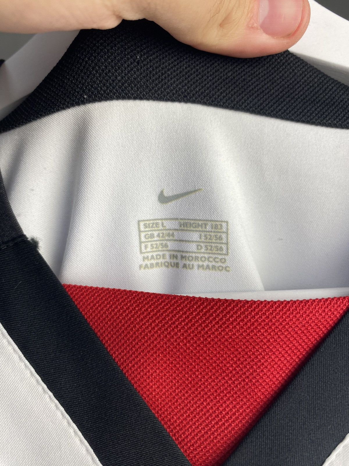Nike 2002/03 NIKE MANCHESTER UNITED SOCCER FOOTBALL JERSEY SHIRT Size US L / EU 52-54 / 3 - 6 Thumbnail