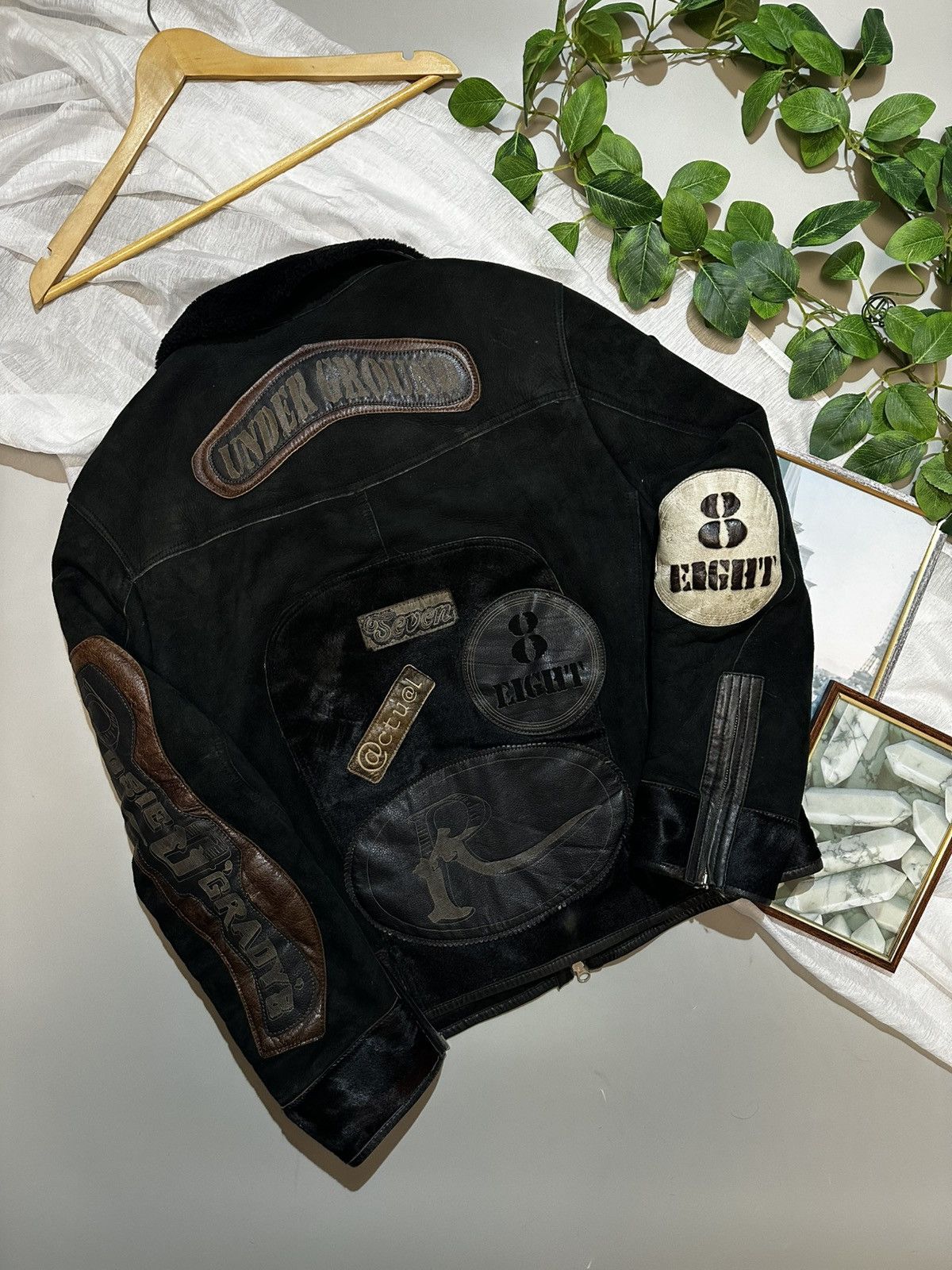 Other RARE 70s’ Archive Crea Keren france aviator jacket sheepskin Size US S / EU 44-46 / 1 - 22 Thumbnail