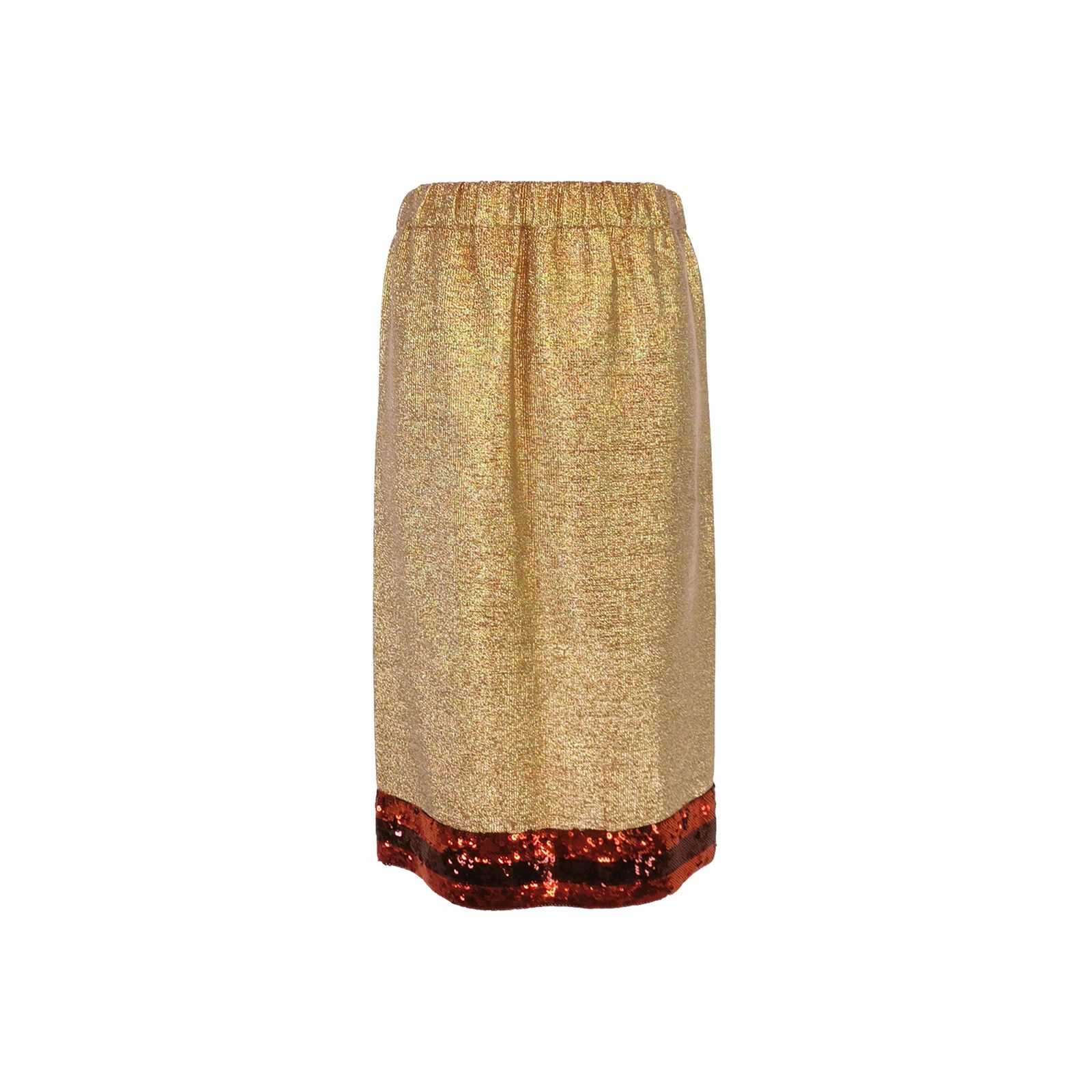 Gucci Gucci Metallic Sequin Midi Skirt Size 36 Size 25" / US 0 / IT 36 - 1 Thumbnail