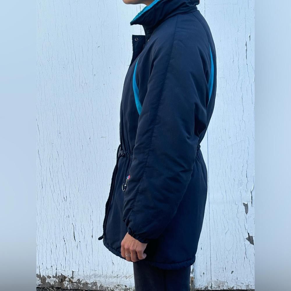 Designer Vintage colour block 1980 winter coat Size M / US 6-8 / IT 42-44 - 3 Thumbnail
