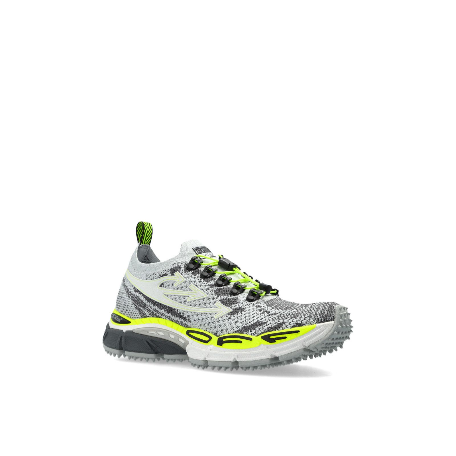 Off-White OFF-WHITE Be Right Back Knit Gray Sneakers New & Authentic Size US 7 / IT 37 - 2 Thumbnail