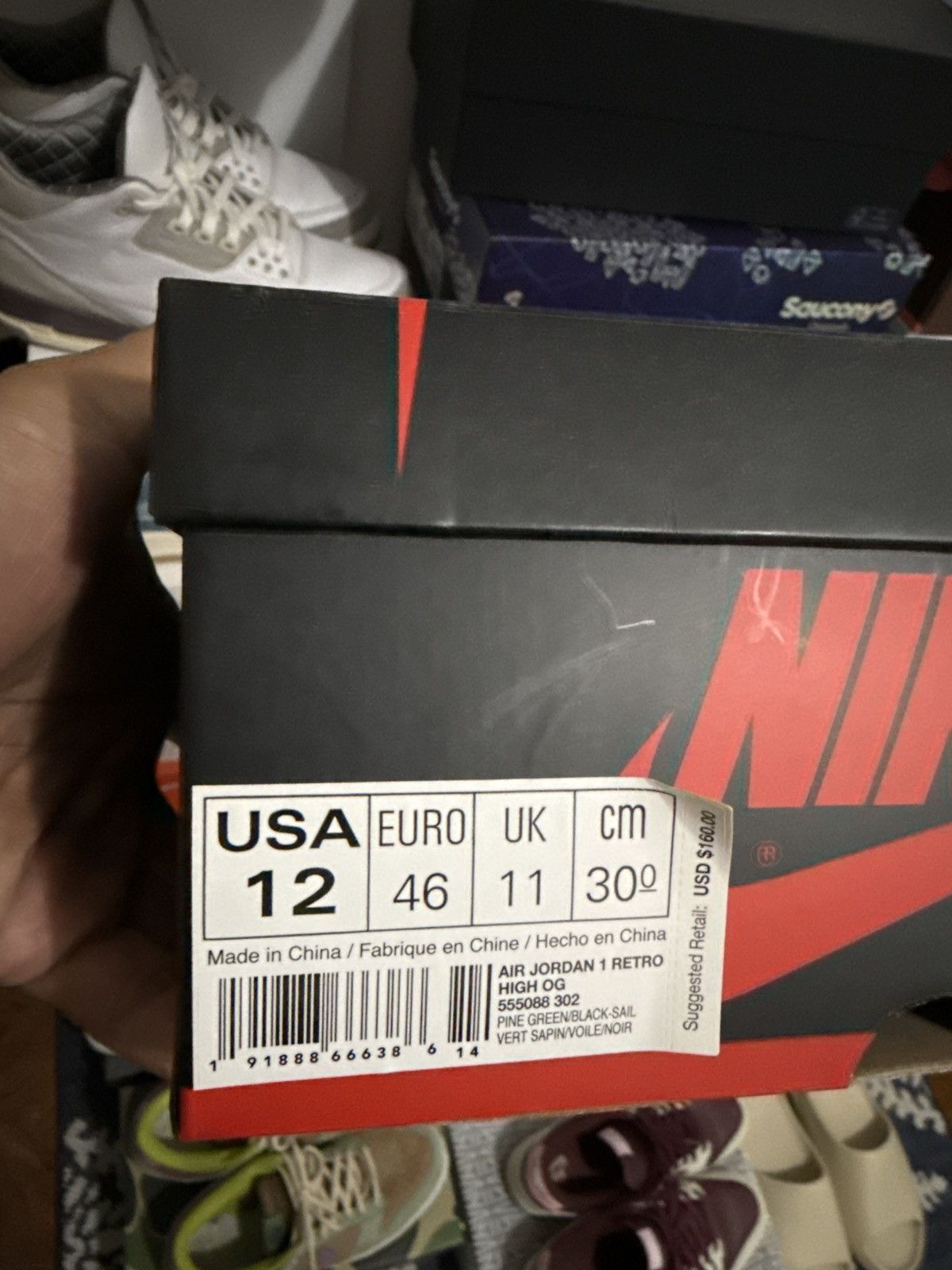 Jordan Brand Jordan 1 Retro High OG Pine Green 2018 Sz 12 Size US 12 / EU 45 - 9 Thumbnail