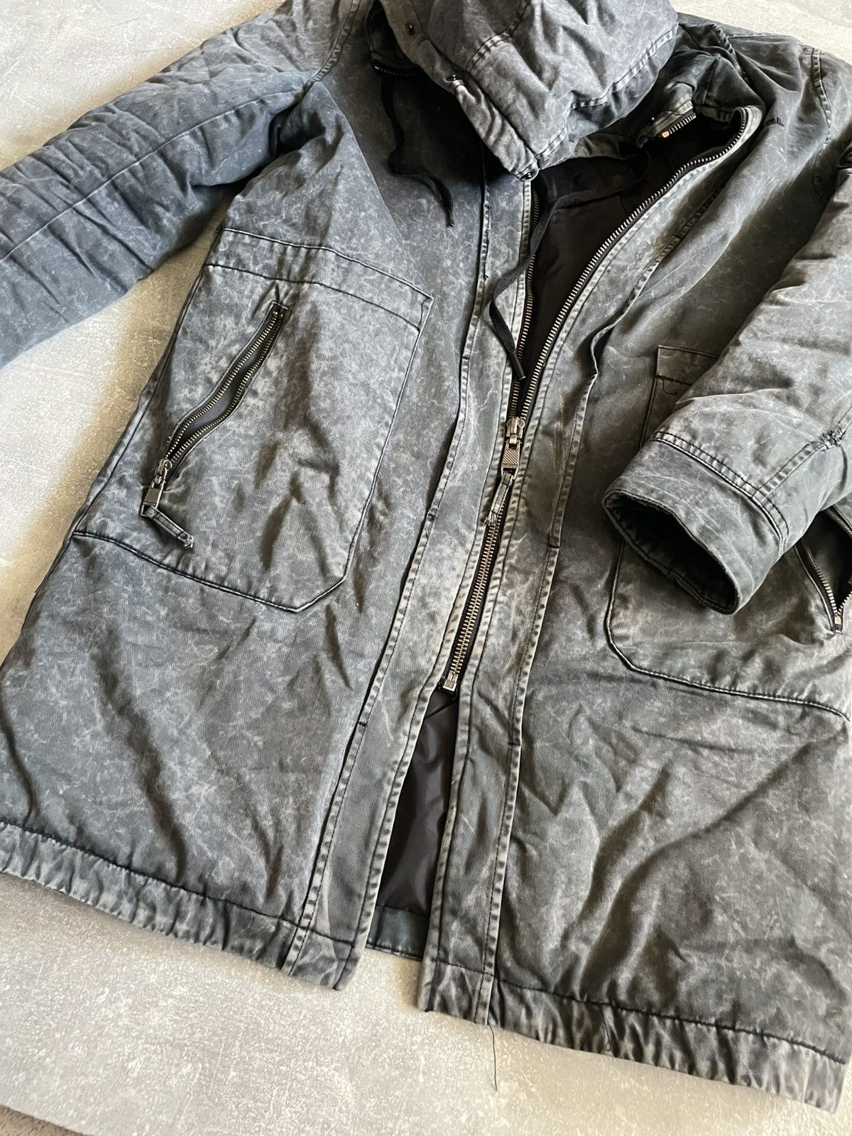 Diesel Diesel Vintage Coat Jacket Y2K 90s desert chrome cold scull Size US M / EU 48-50 / 2 - 3 Thumbnail
