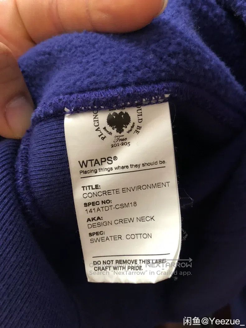 Wtaps Wtaps Purple hoodie Size US L / EU 52-54 / 3 - 4 Thumbnail