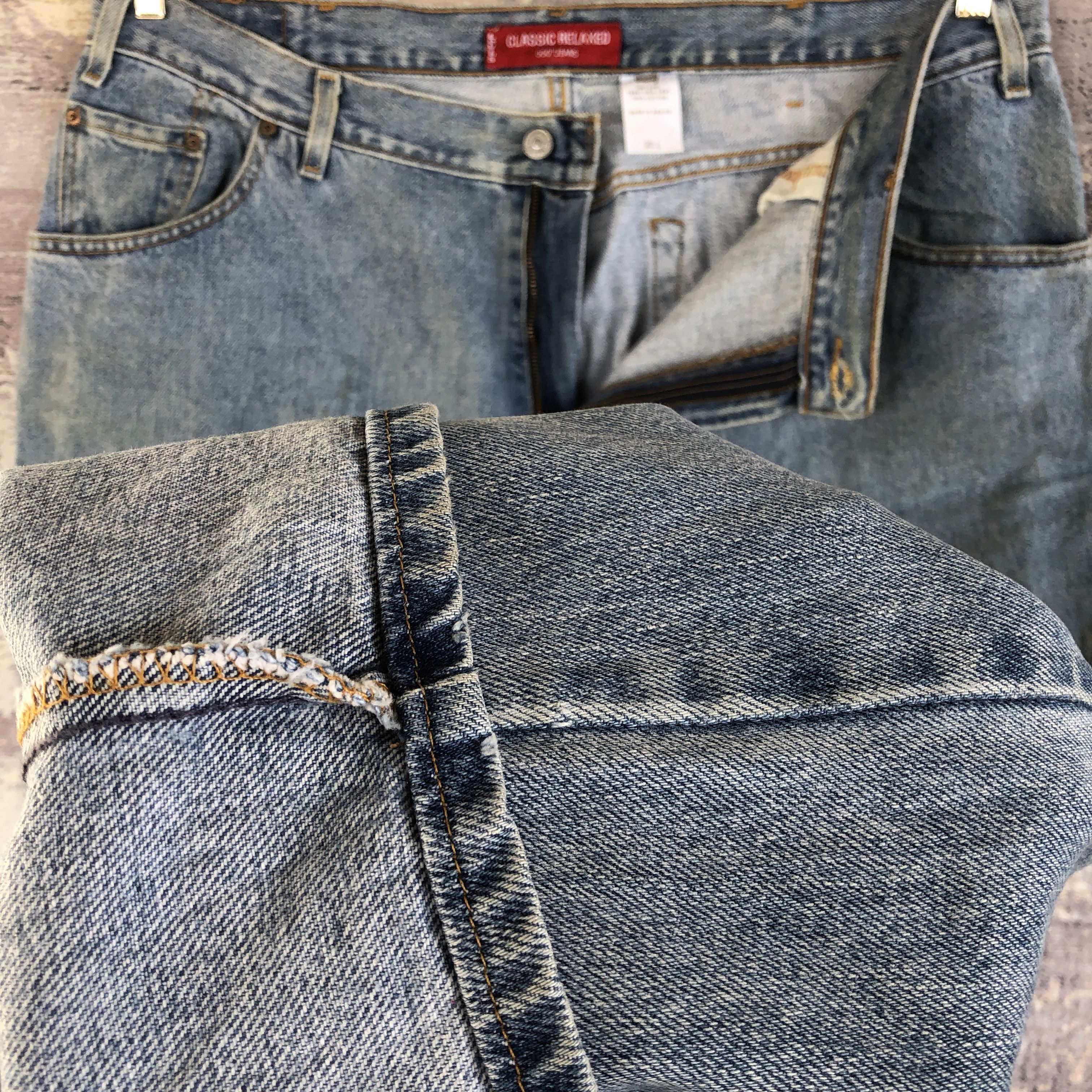 Levi's Vintage Y2K Levis Mom Faded Jeans Levi's 550 Tapered Denim Size US 40 / EU 56 - 8 Thumbnail