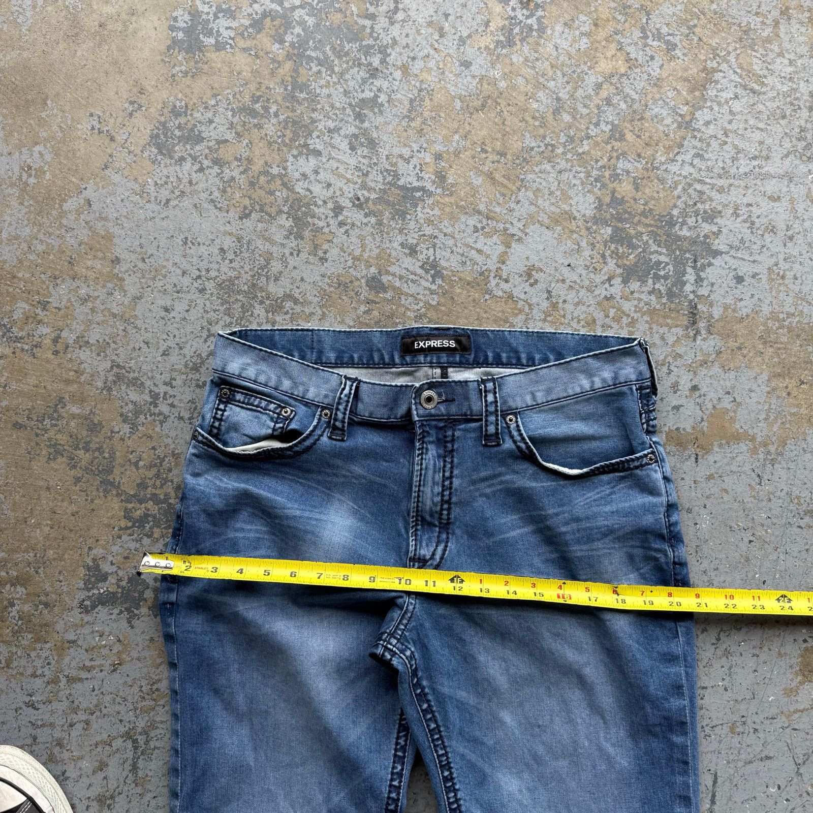 Express Y2K 2000’s Express Bootcut Jeans 34x32 Size US 34 / EU 50 - 9 Thumbnail