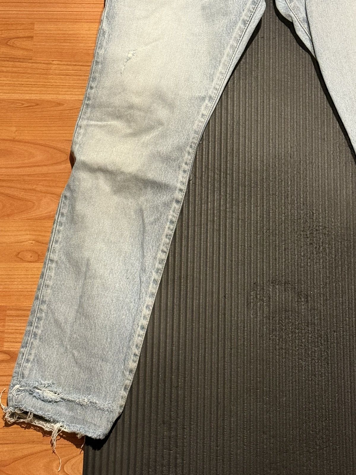 Saint Laurent Paris SLP D16 Washed Denim Jeans Size US 31 - 3 Thumbnail