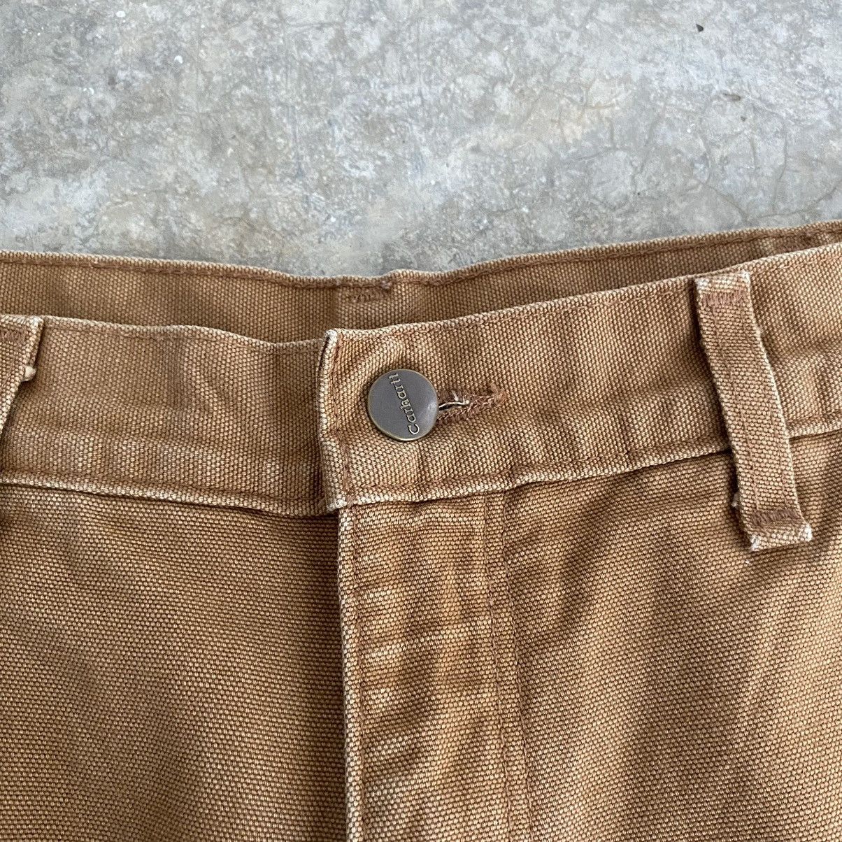 Carhartt Vintage Carhartt Blanket Lined Tan Carpenter Pants Size US 31 - 12 Thumbnail
