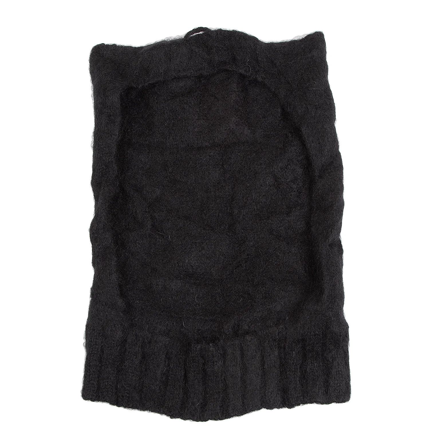 Jean Paul Gaultier Mohair Back Open Knit in Black Size 48 Size US M / EU 48-50 / 2 - 7 Thumbnail