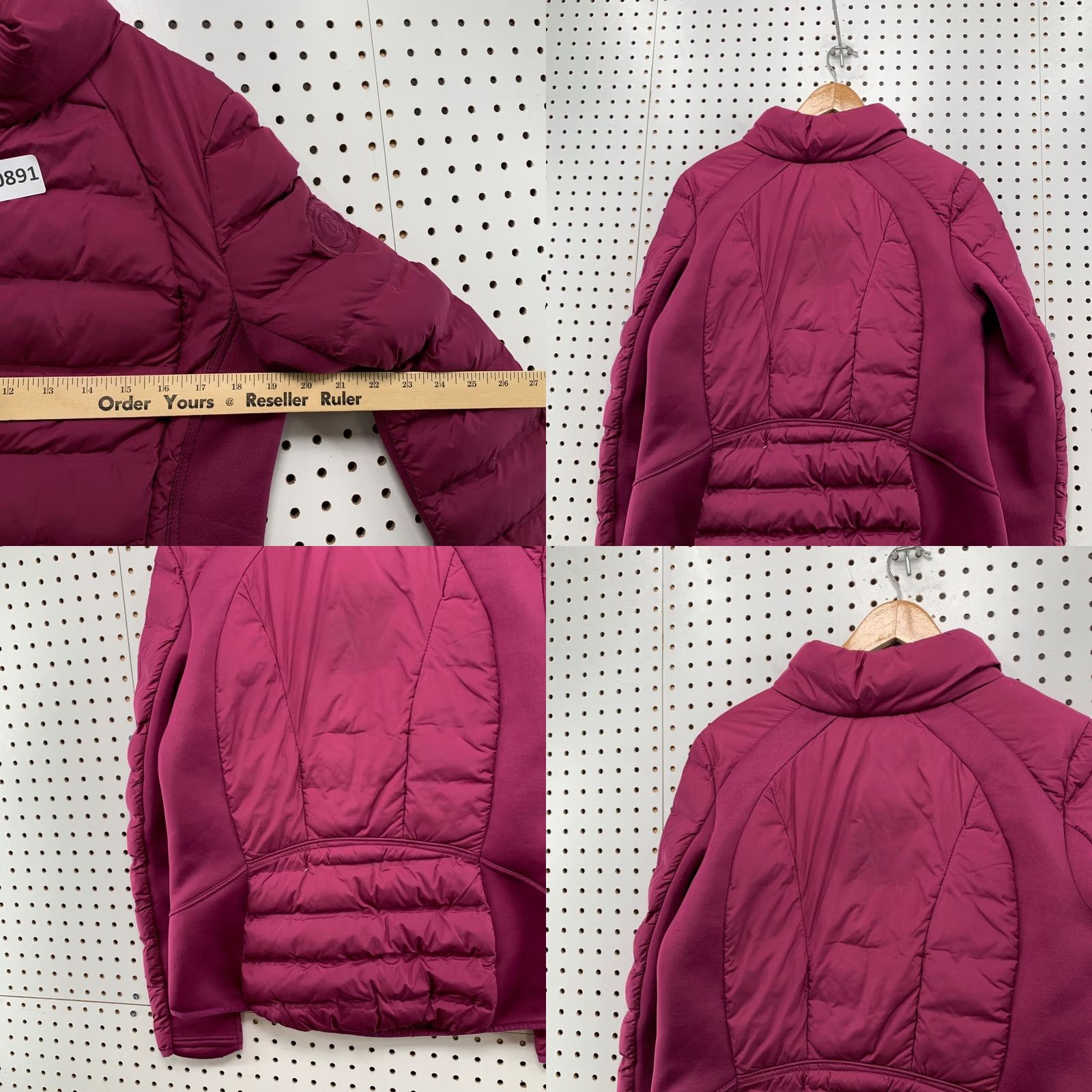 Vintage Bernardo Jacket Womens M Pink Puffer Fuchsia Recycled 5x24 Size M / US 6-8 / IT 42-44 - 9 Thumbnail
