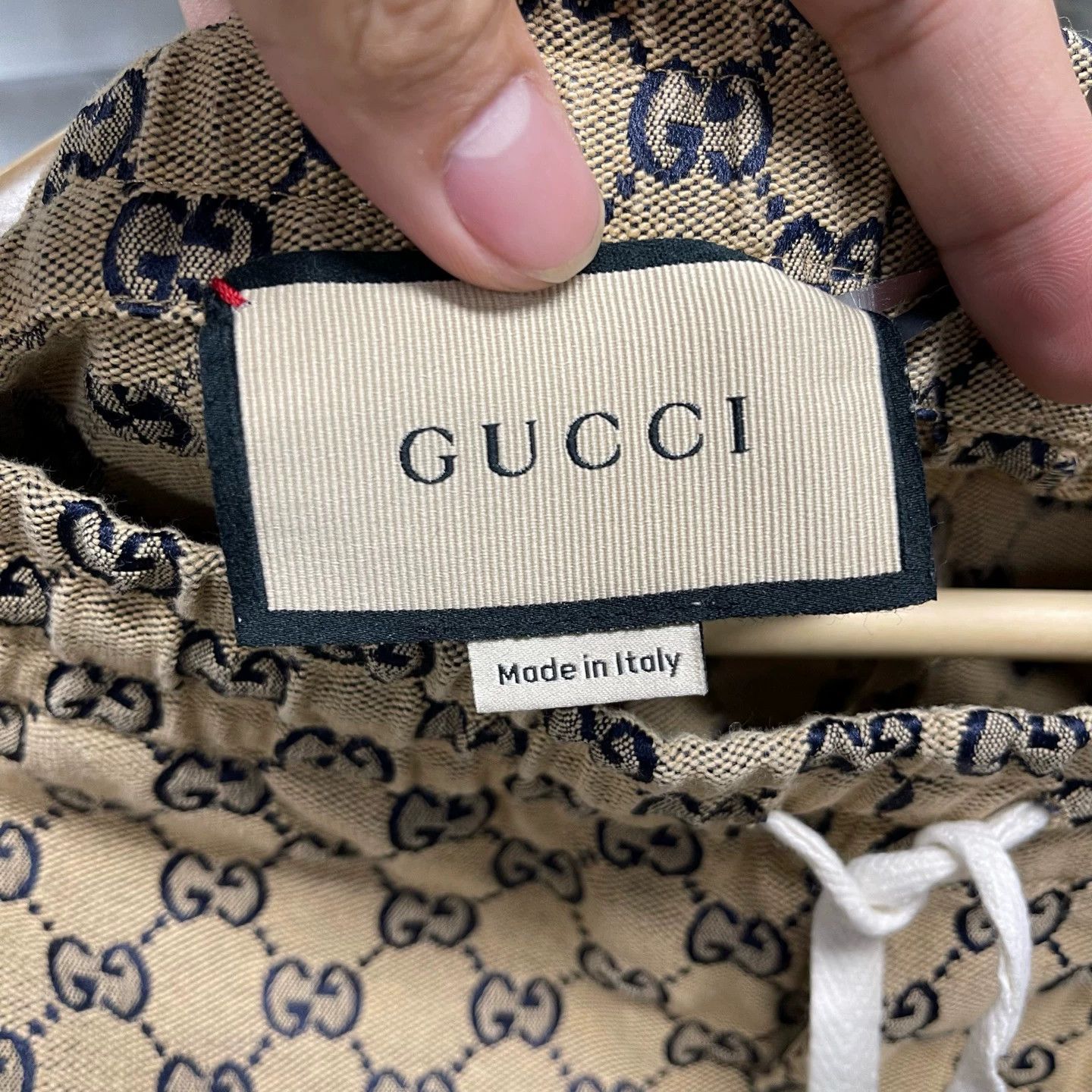 Gucci Gucci GG monogram pocket leather tag pants 46 NWT Size US 30 / EU 46 - 4 Thumbnail