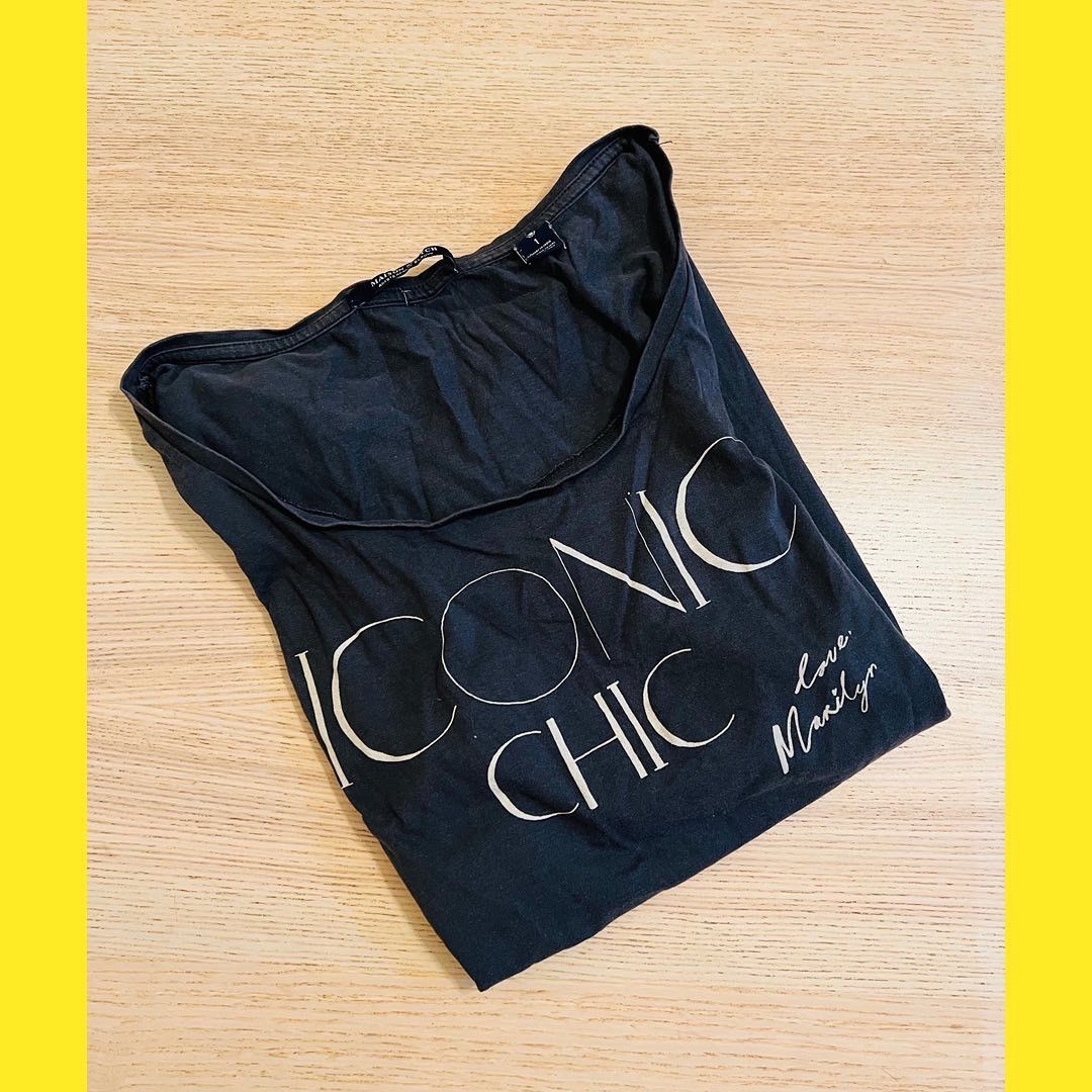 Maison Scotch Maison Scotch “Iconic Chic” Graphic Long Sleeve Top Size M / US 6-8 / IT 42-44 - 1 Thumbnail