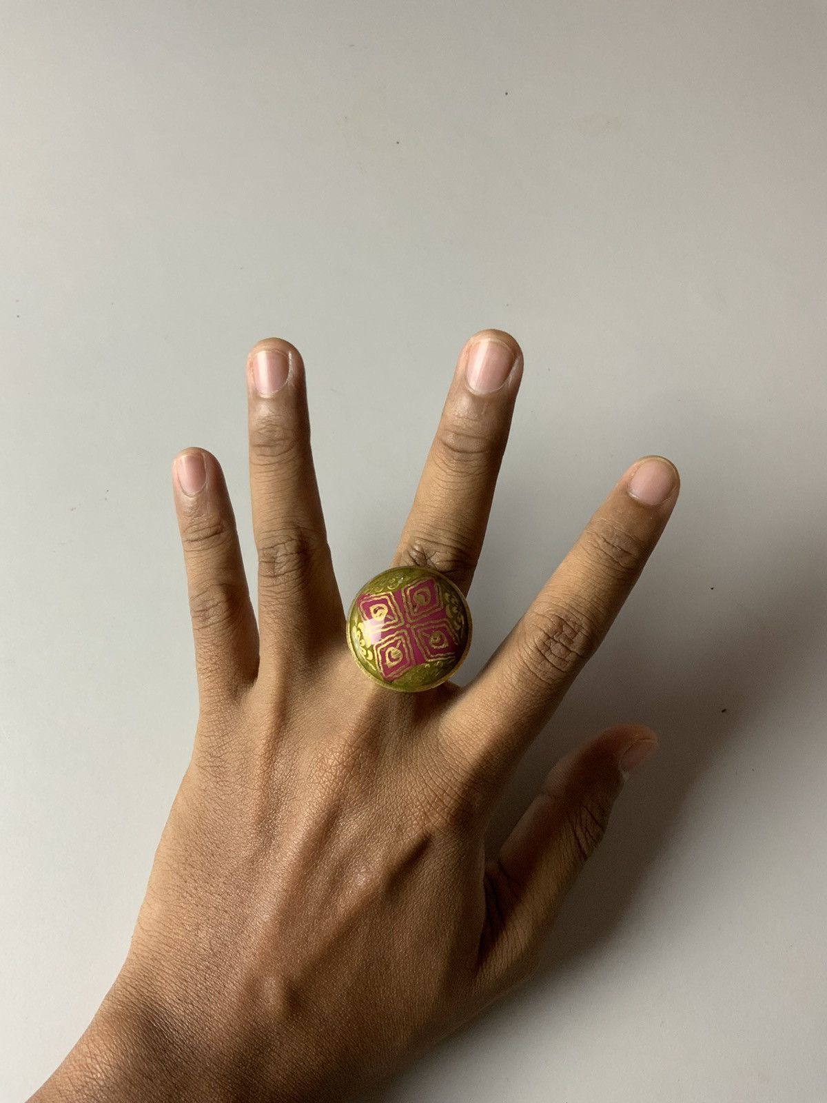 Vintage Glod Steel Avant Oldskull Archive Rings Size ONE SIZE - 8 Thumbnail