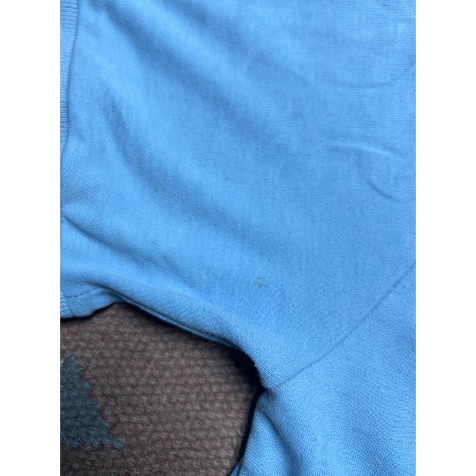 Vintage VINTAGE 80s short sleeve polo shirt light blue soft stained poly cotton medium Polo Shirt Men M Blue 80s Size US M / EU 48-50 / 2 - 6 Thumbnail