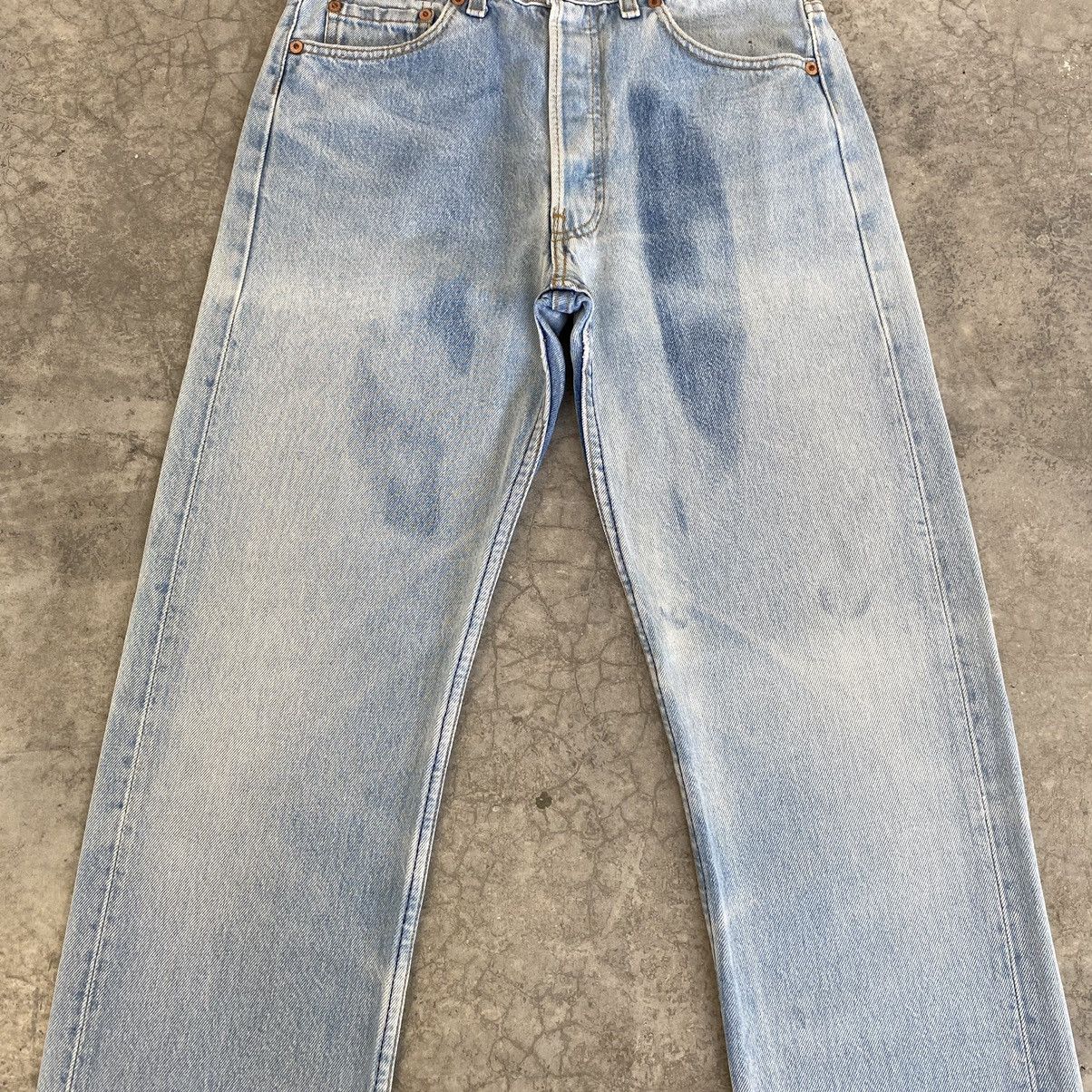 Levi's Vintage Late 80’s Levis 501 Faded Blue Jeans Size US 29 - 5 Thumbnail