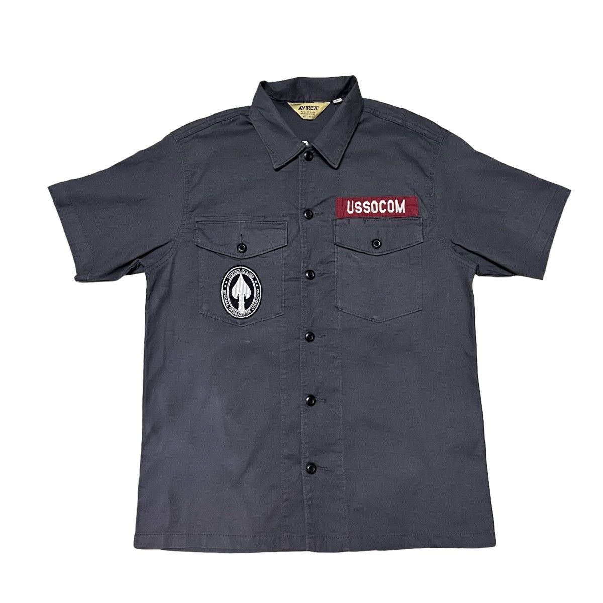 Avirex Avirex Military Army Style Big Logo Full patches Shirt Size US M / EU 48-50 / 2 - 2 Thumbnail