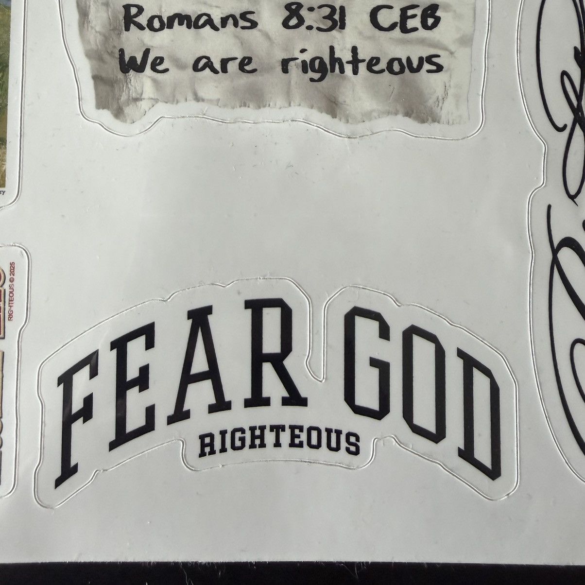 Other WE ARE RIGHTEOUS STICKER PACK, 6 TOTAL, FAST SHIPPING Size ONE SIZE - 5 Thumbnail