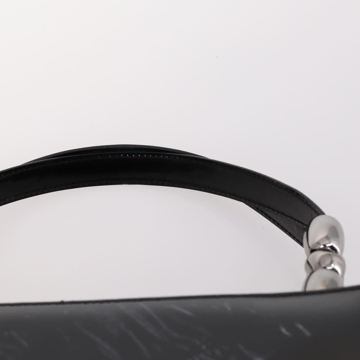 Dior DIOR Maris Pearl Hand Bag Patent Leather Black Silver Size ONE SIZE - 8 Thumbnail