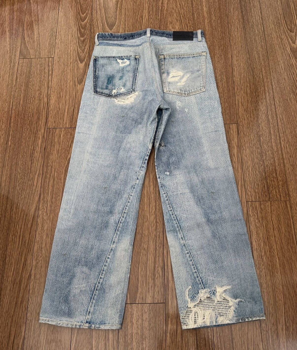 Our Legacy OUR LEGACY 25SS THIRD CUT DIGITAL DENIM PANTS Size US 31 - 2 Thumbnail