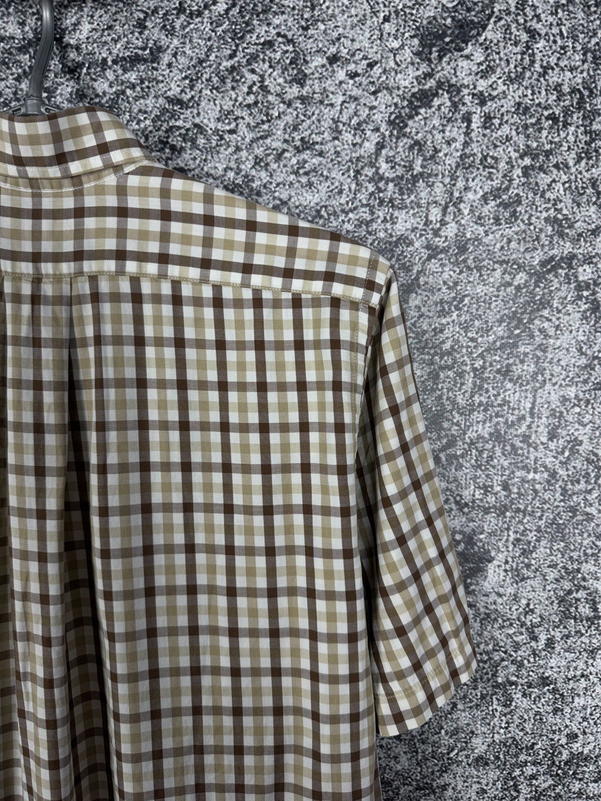 Aquascutum Aquascutum London Short Sleeve Plaid Shirt Button Up Size S Size US S / EU 44-46 / 1 - 10 Thumbnail