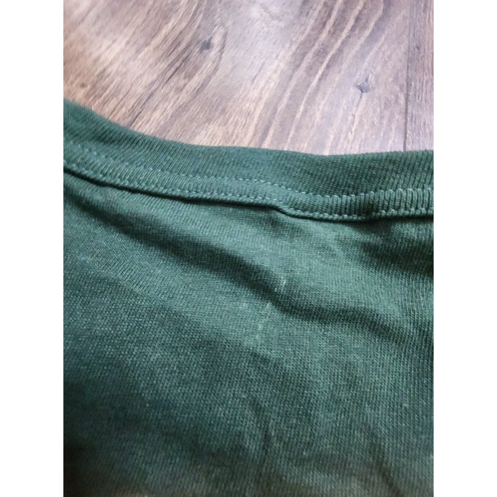 Vintage Vintage Union Line Mens T-Shirt 93 AFSCME Union Made Double-Sided Green Cotton Crew Neck M USA Size US M / EU 48-50 / 2 - 6 Thumbnail