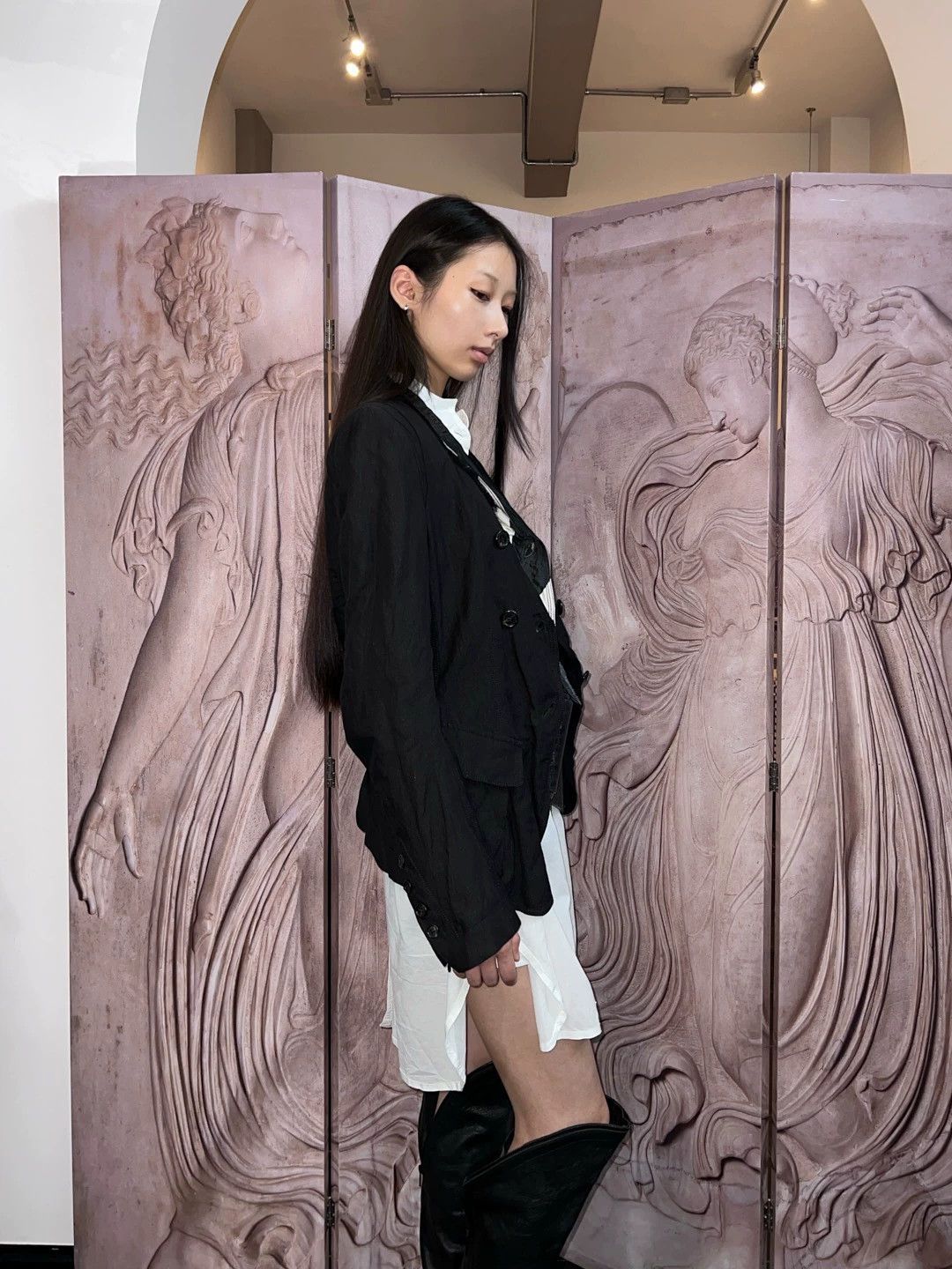 Ann Demeulemeester Ann Demeulemeester 2011ss Pleated Wool Blz Vintage Size XS / US 0-2 / IT 36-38 - 9 Thumbnail
